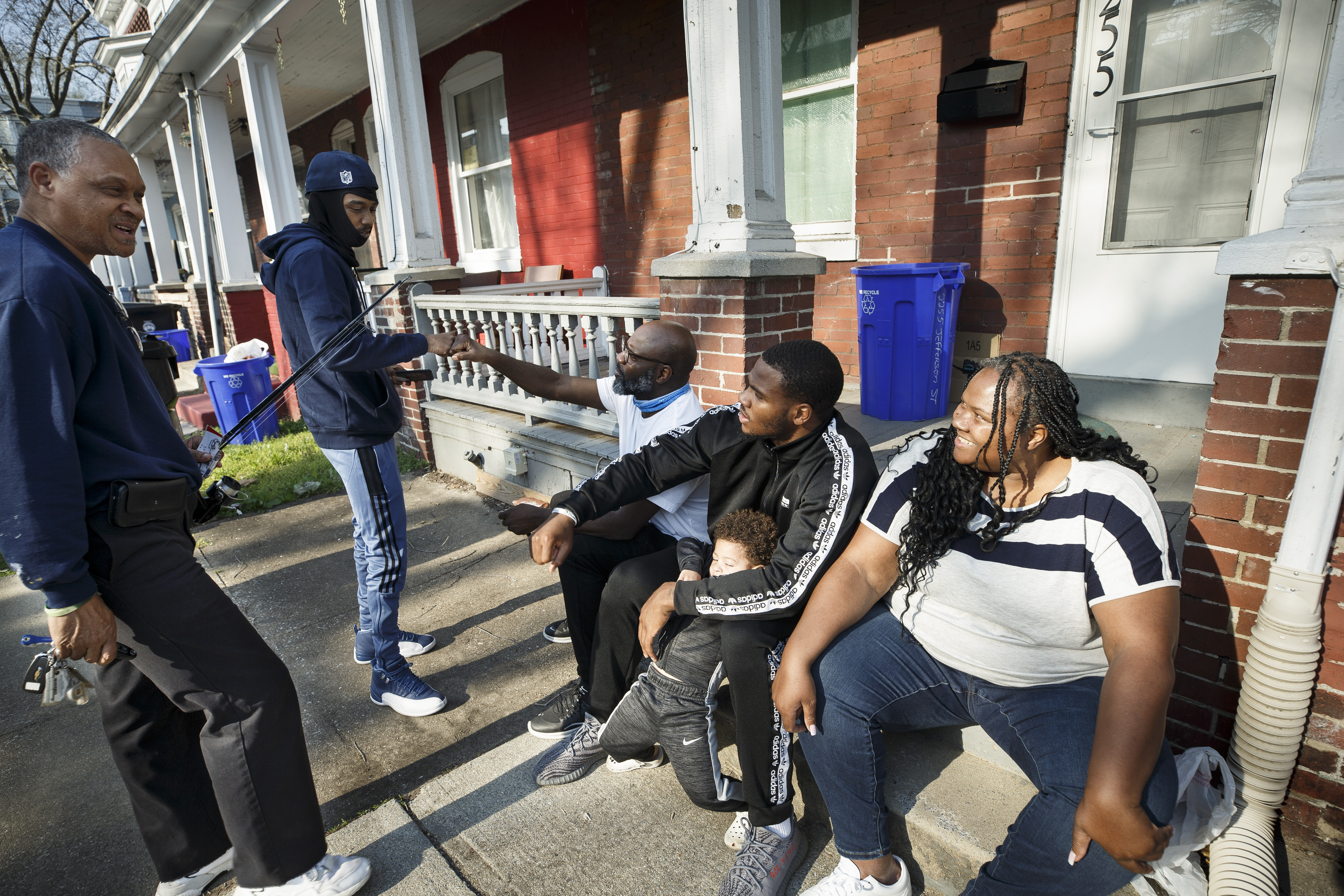 Micah Parsons at his childhood home in Harrisburg 