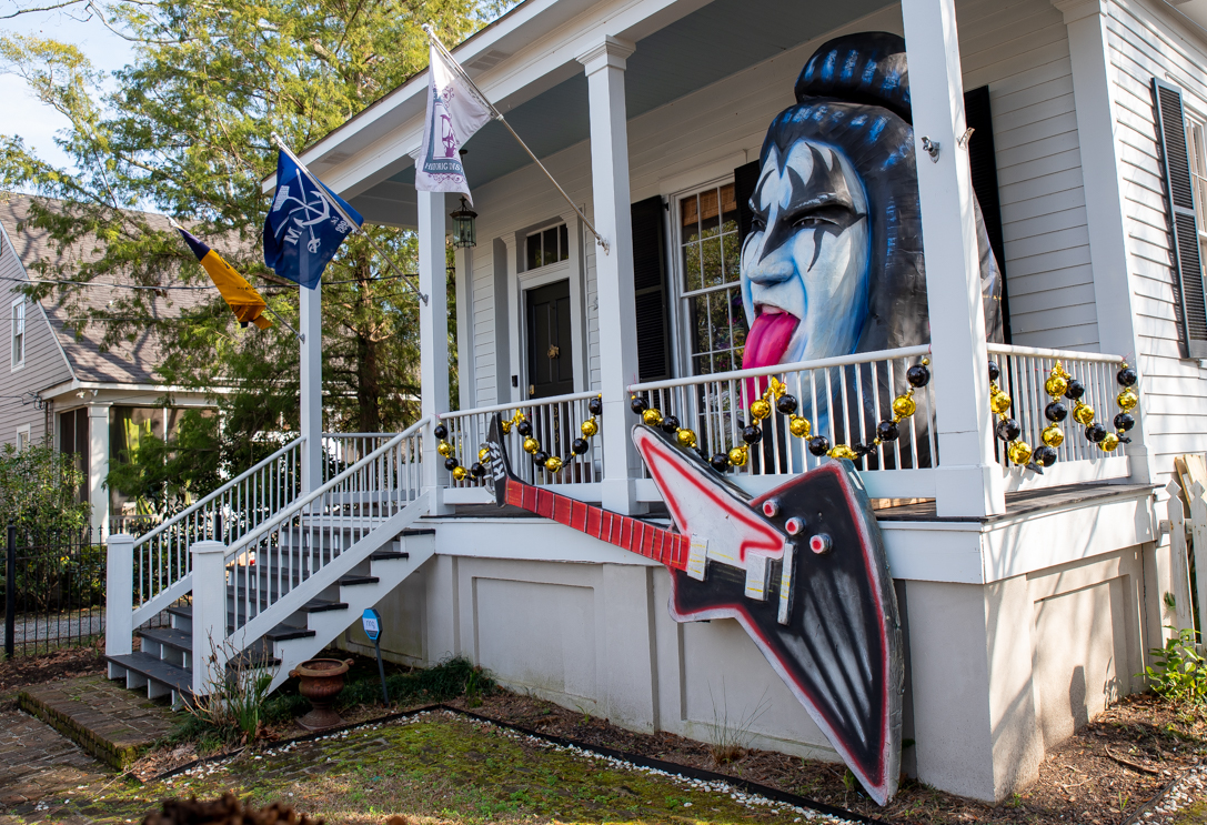 Mardi Gras Leggings One Size - Front Porch Alabama