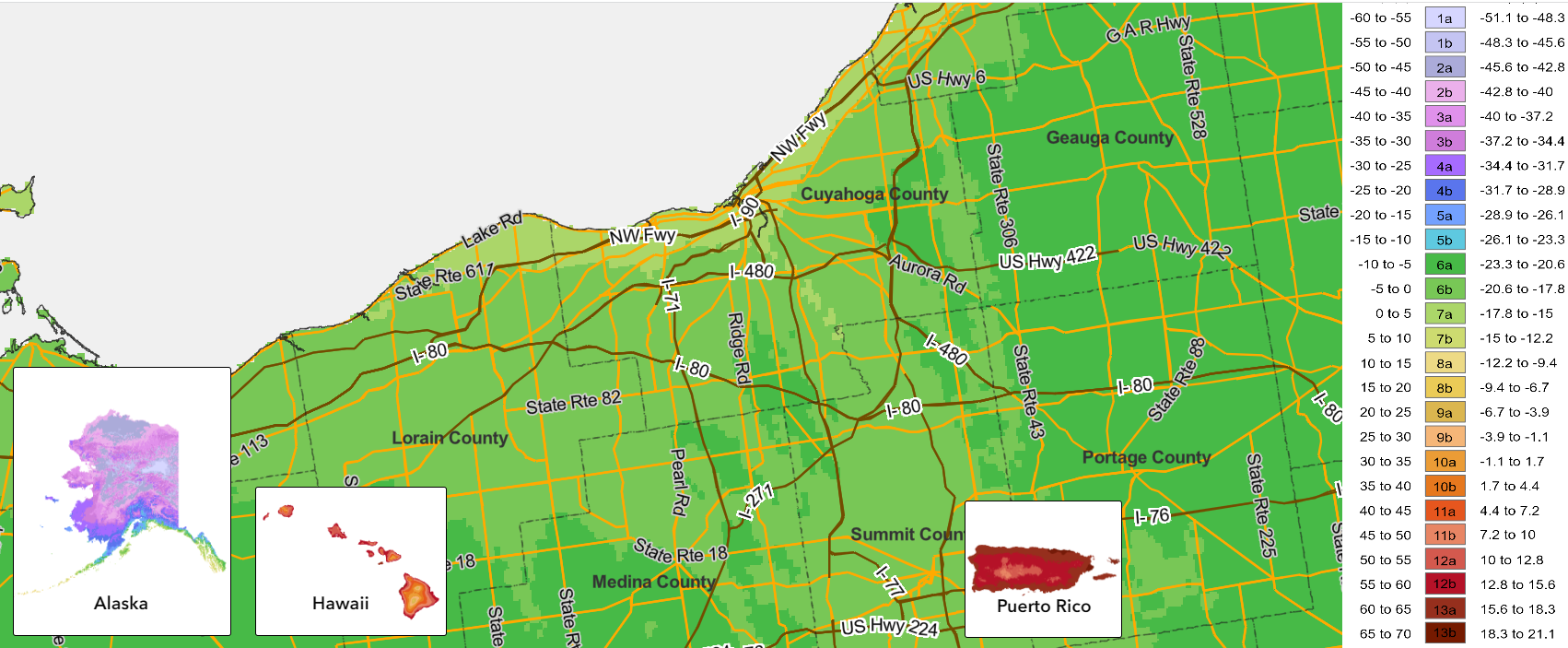 2023 USDA Plant Hardiness Zone Map