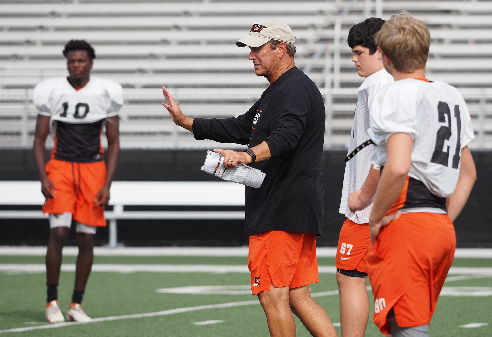 McGillToolen football practice