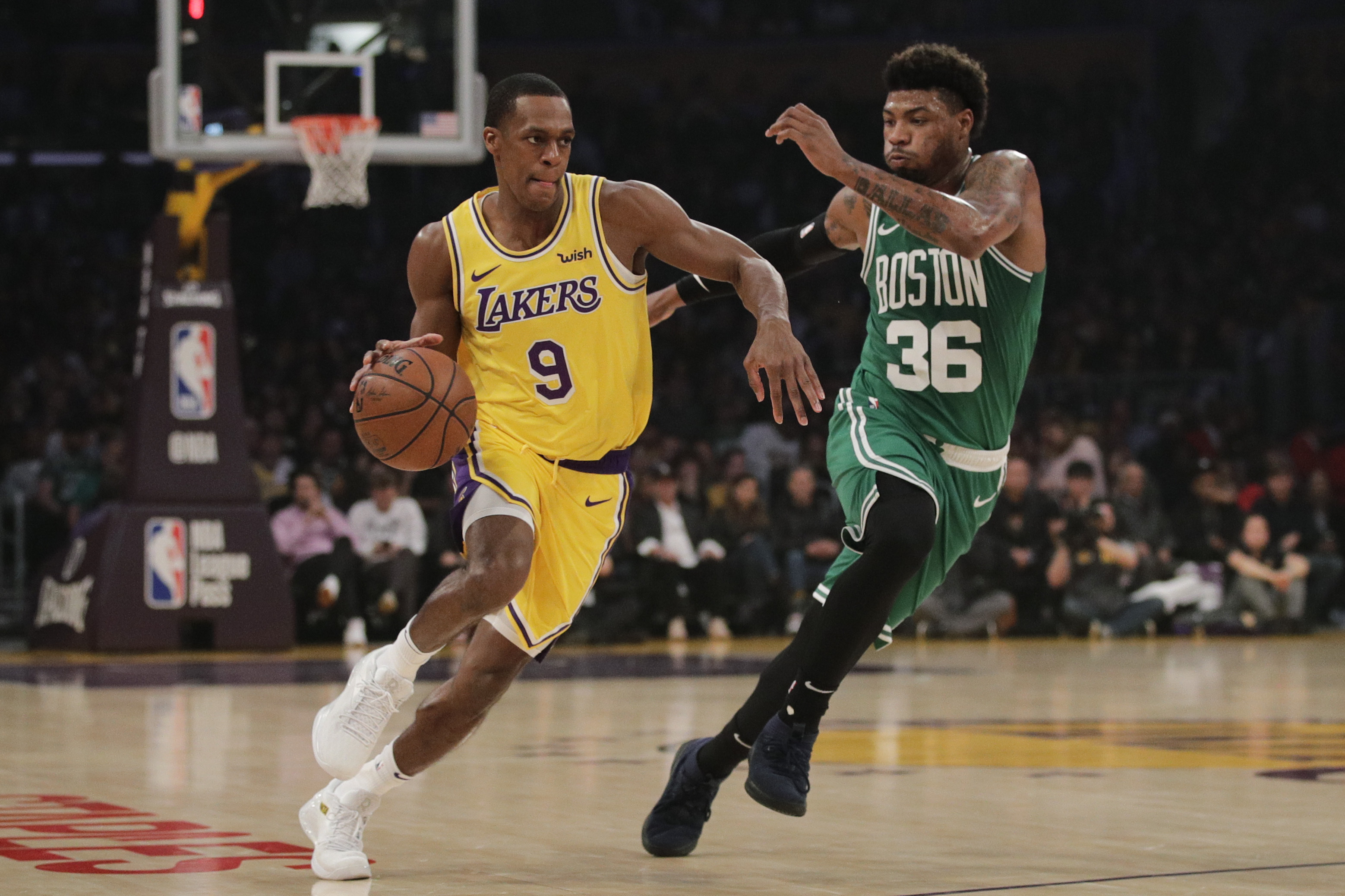 Bleacher Report on X: Rondo is the first player ever to win a ring with  the L.A. Lakers and the Boston Celtics 🤯  / X