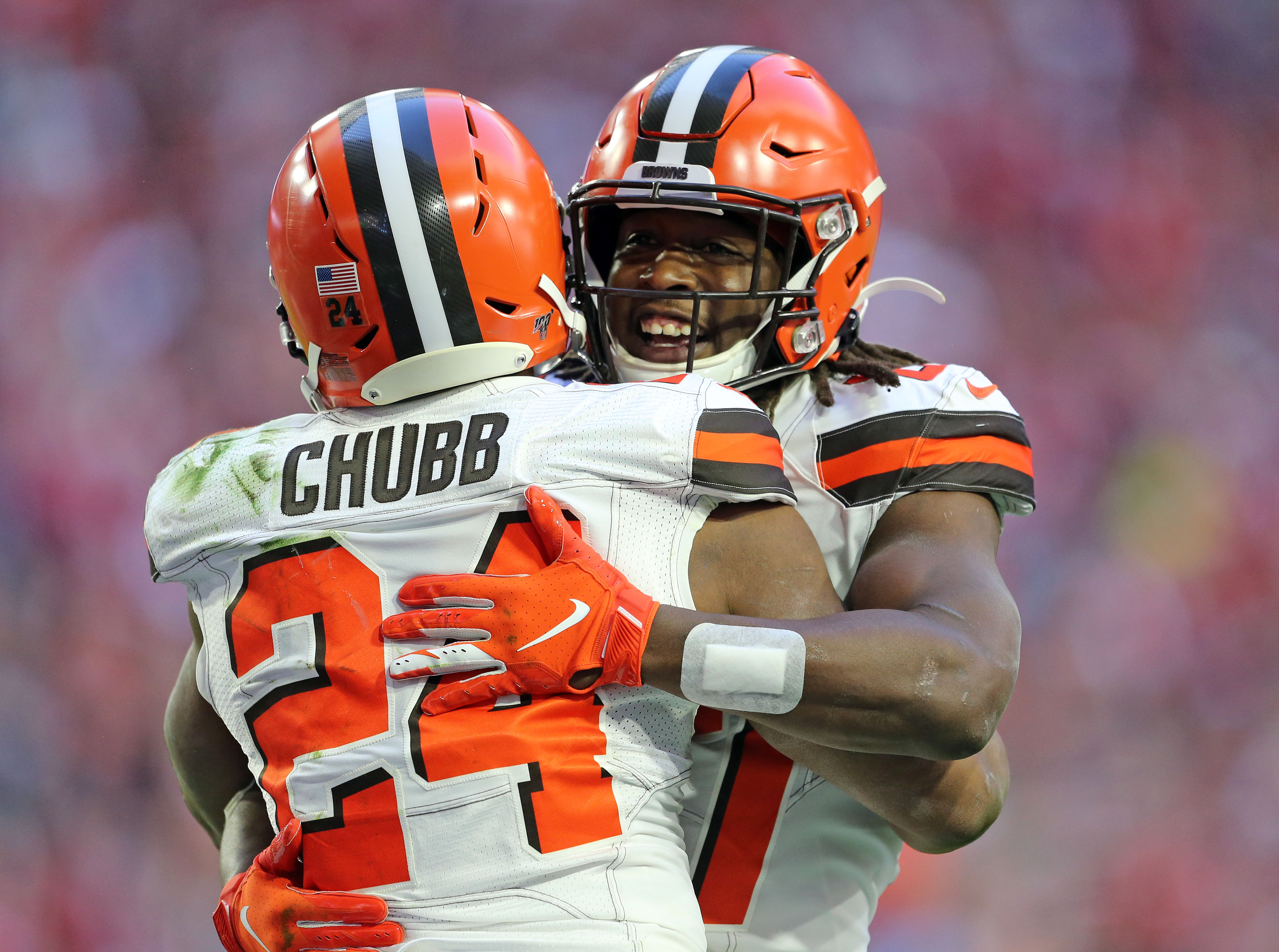 Browns are sharing the wealth with Nick Chubb and Kareem Hunt, and