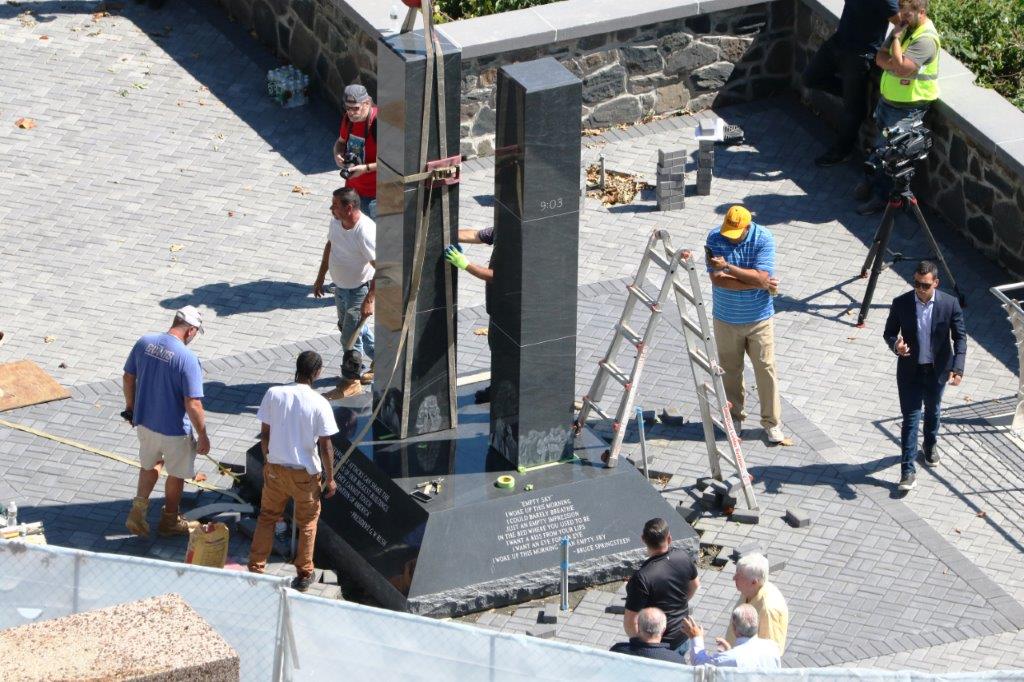 Sneak peek at new Hudson County 9/11 memorial, Sept. 1, 2022 - nj.com