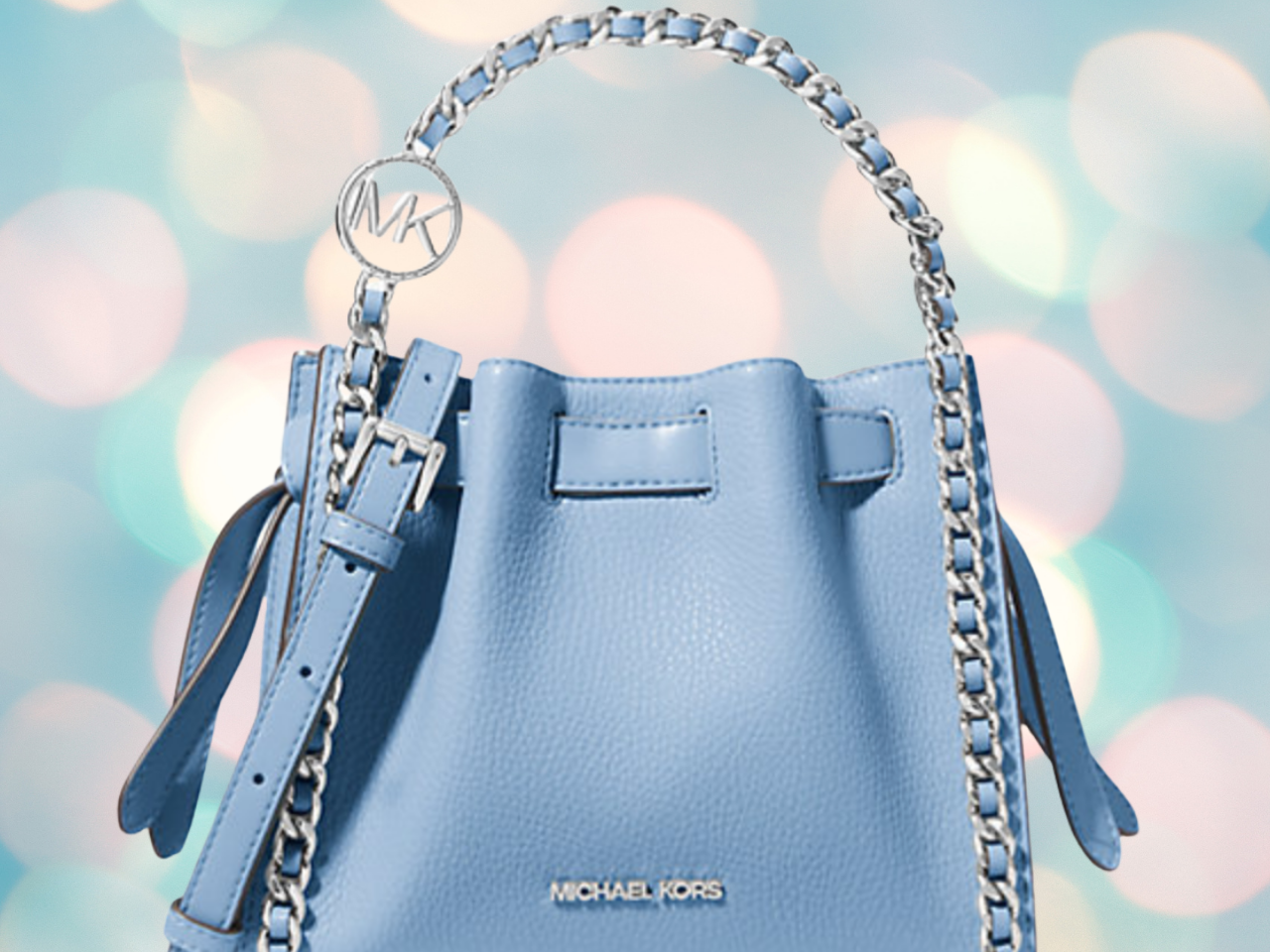 なーる様【美品】MICHAEL KORS バッグ MICHAEL KORS JET SET TRAVEL XL CLUTCH WRISTLET FRUIT MELODY NAVY