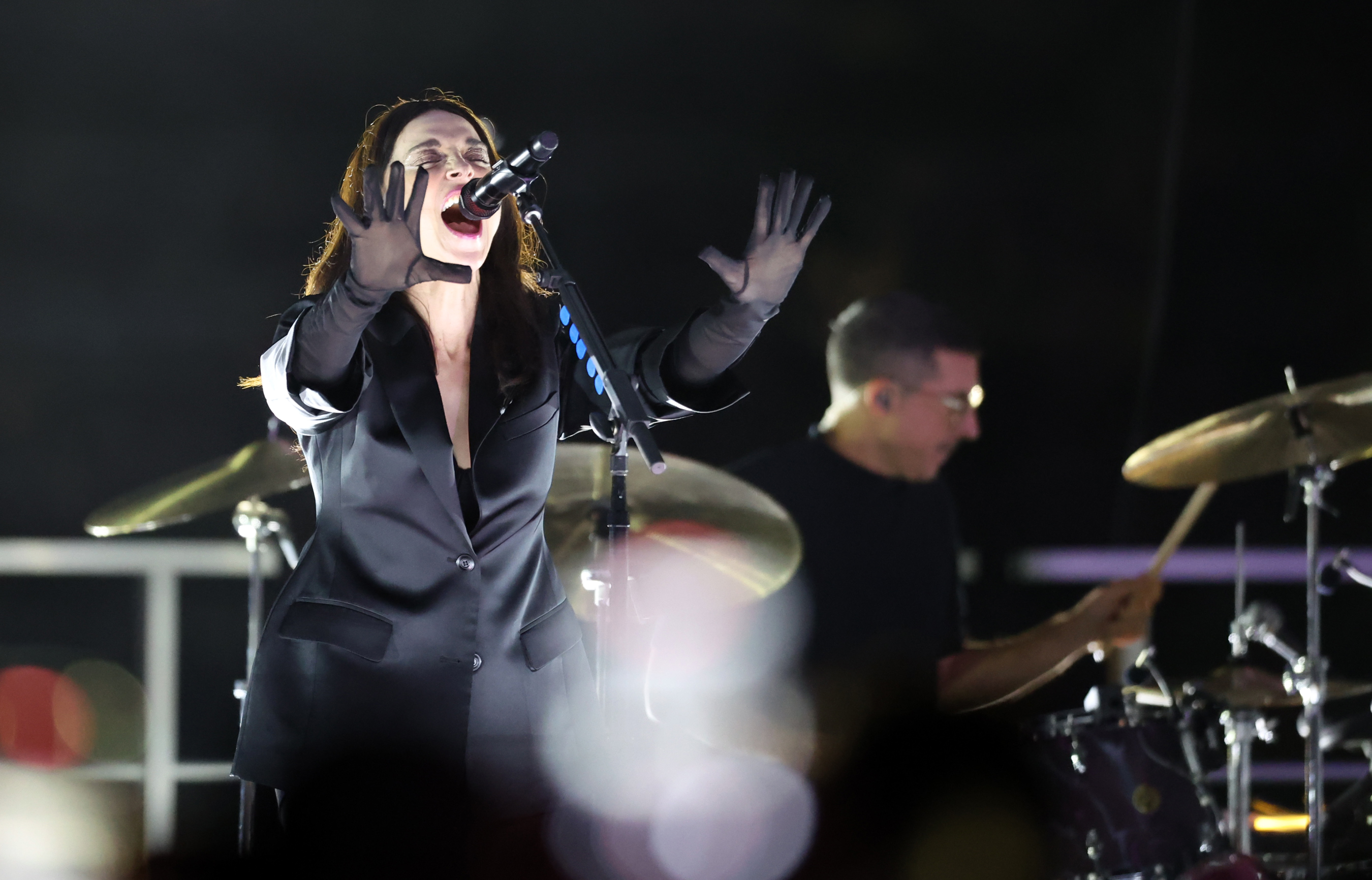 St. Vincent performs at Rock and Roll Hall of Fame, August 29, 2025 ...