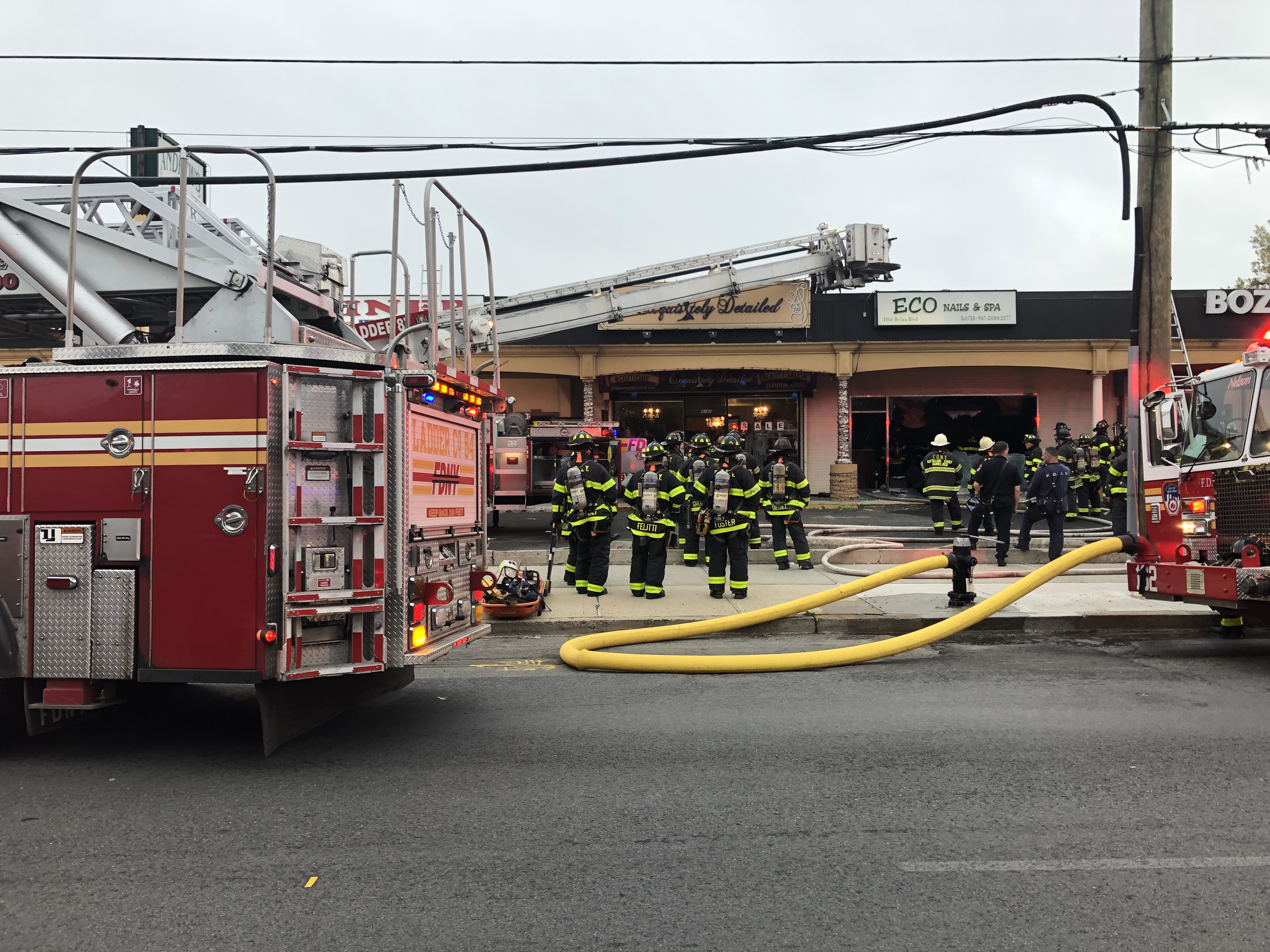 FDNY on scene of fire at strip mall in Great Kills - silive.com