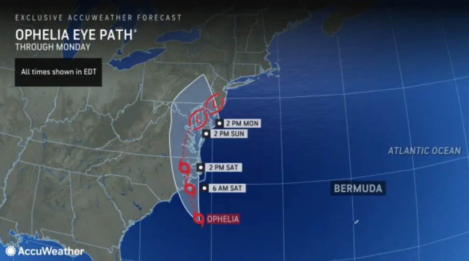 Tropical Storm Ophelia soaks New York with Jets, Yankees & Mets