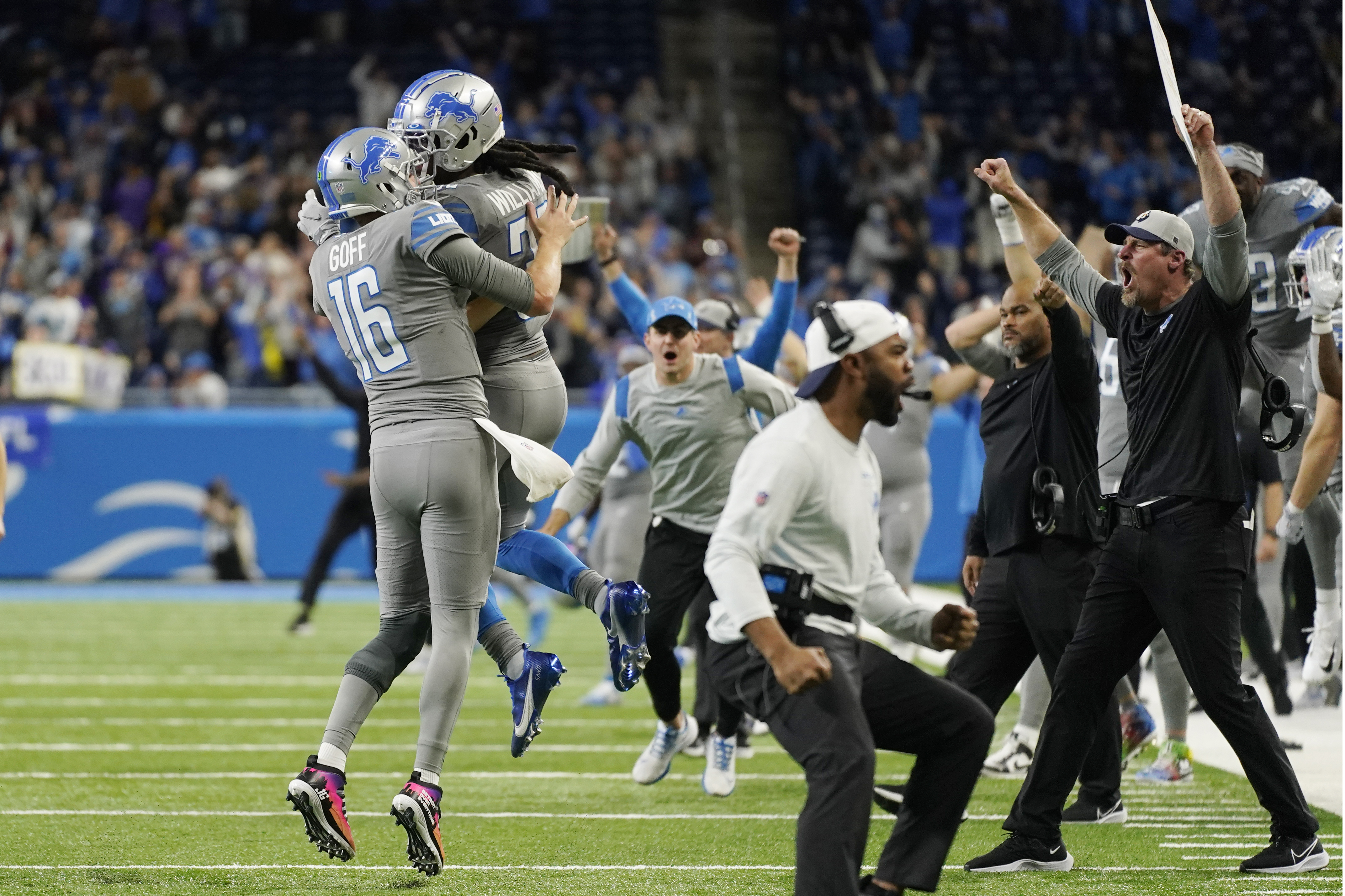 Goff stuns Jets late as Lions hold on for victory