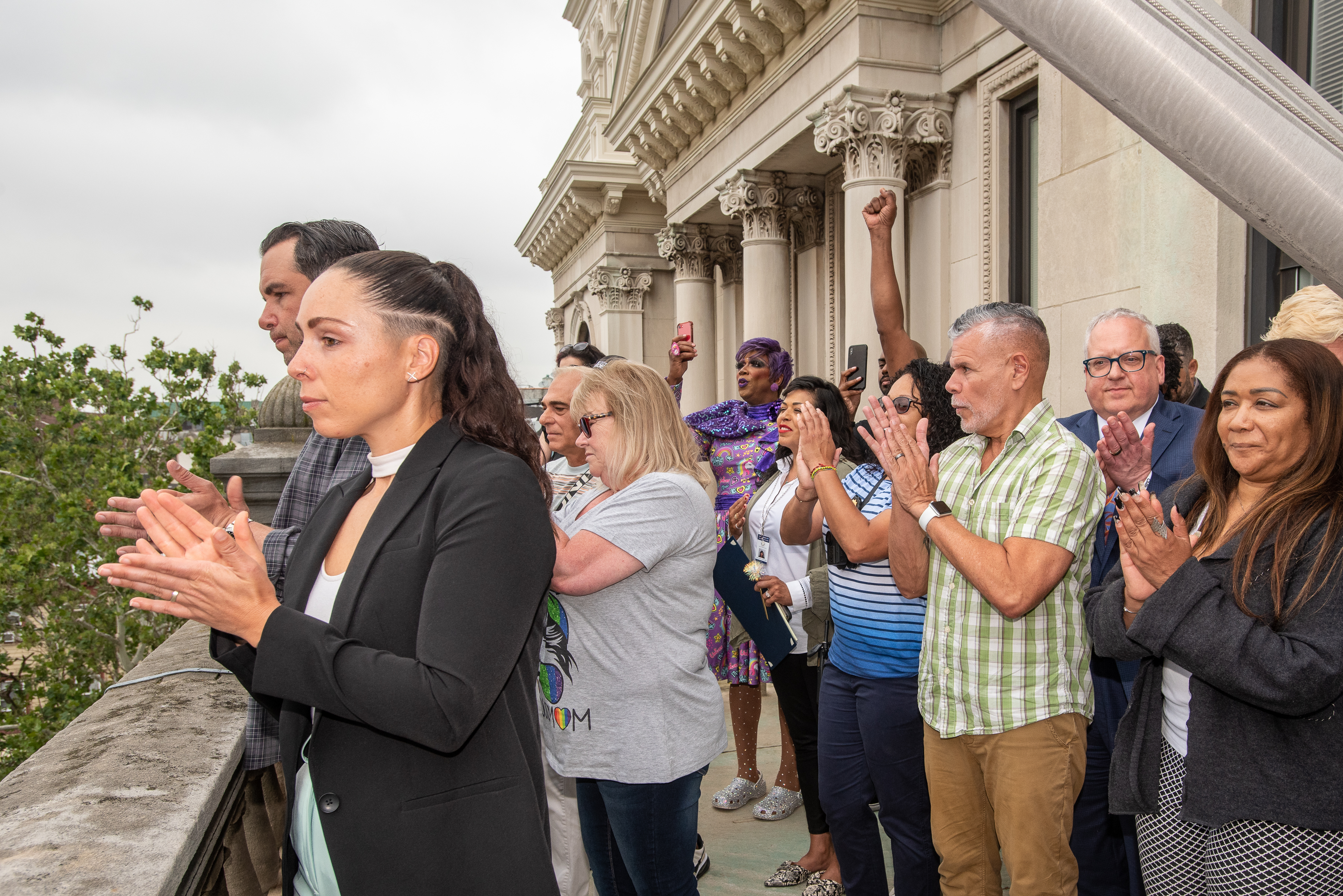 Jersey City Progress Pride flag raising ceremony - nj.com