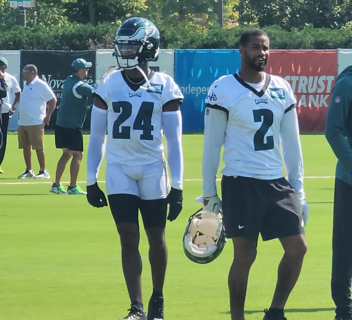 Eagles cornerback James Bradberry prepares to face the Giants team that  released him