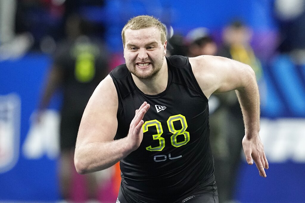 OL Trevor Penning's 2022 NFL Scouting Combine Workout