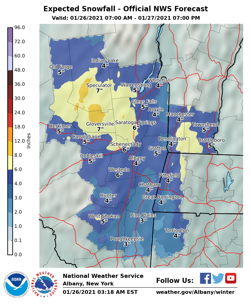 Here's how much snow to expect from Tuesday's light winter storm in ...