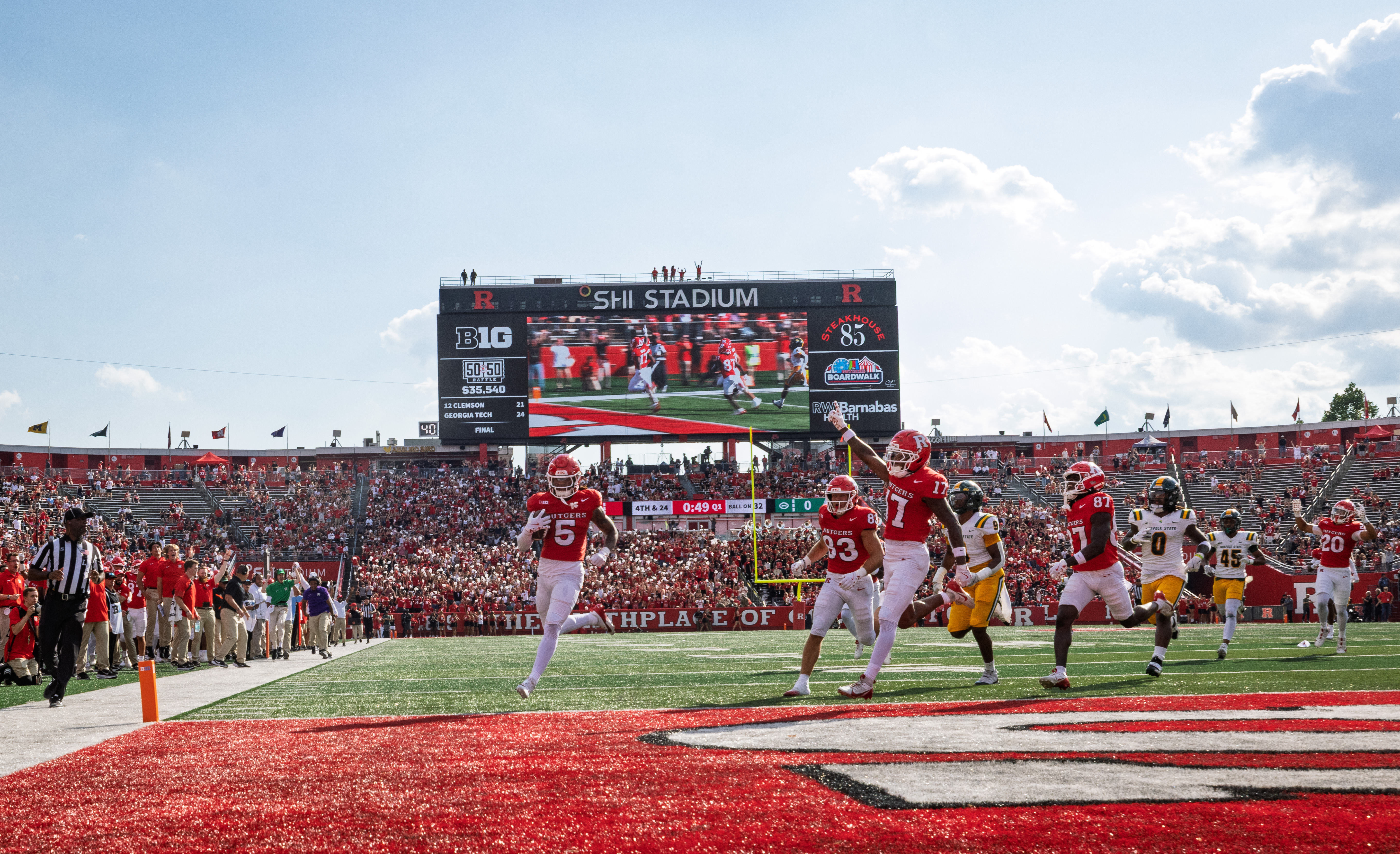 Brandon Sanders Rutgers NCAA football: Norfolk State at Rutgers - nj.com