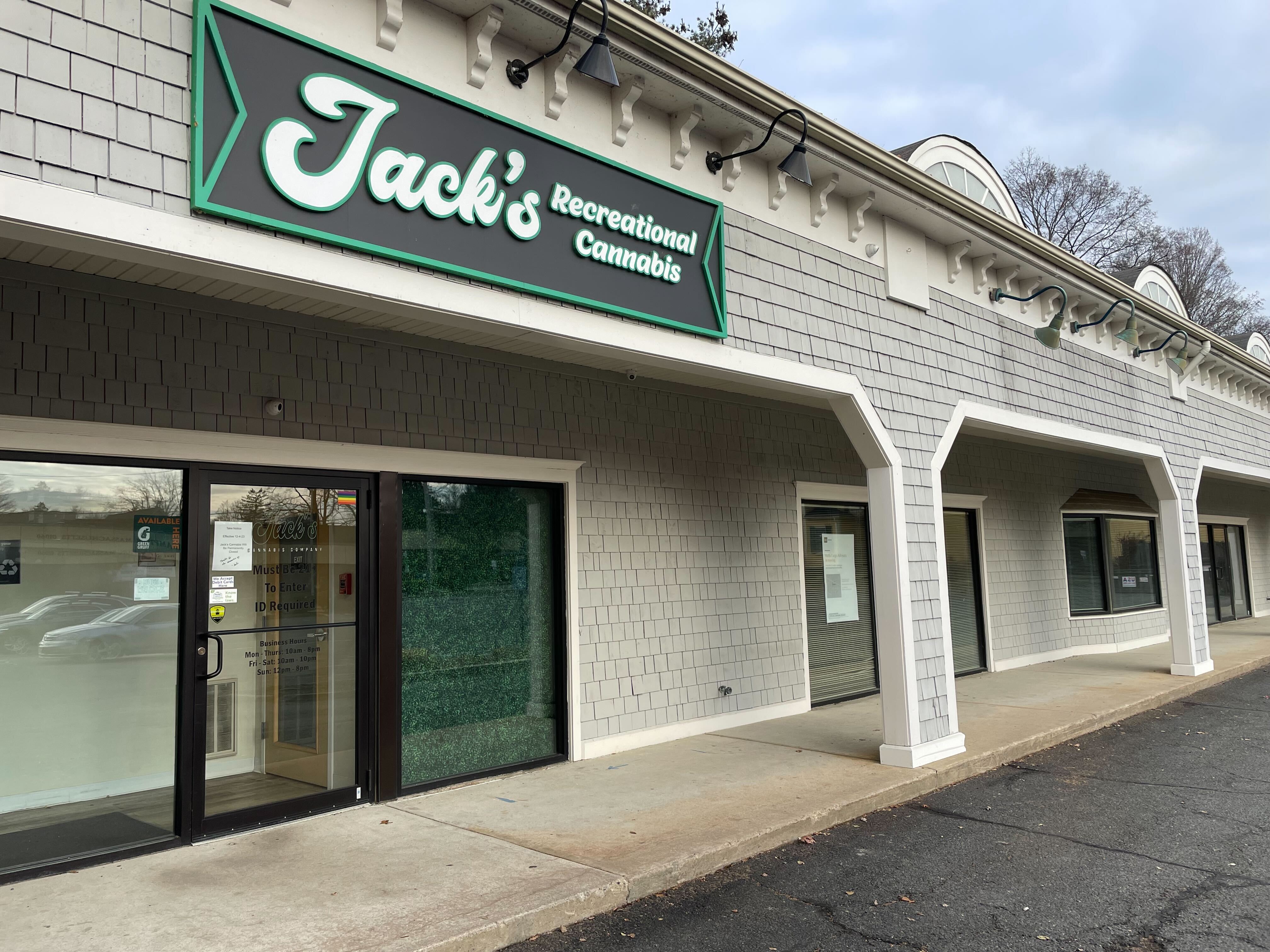 Jack’s Cannabis dispensary closes in Northampton News 413