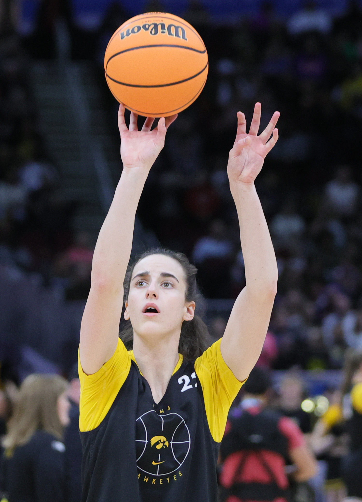 Iowa Hawkeyes open practice in Women's Final Four, April 6, 2024