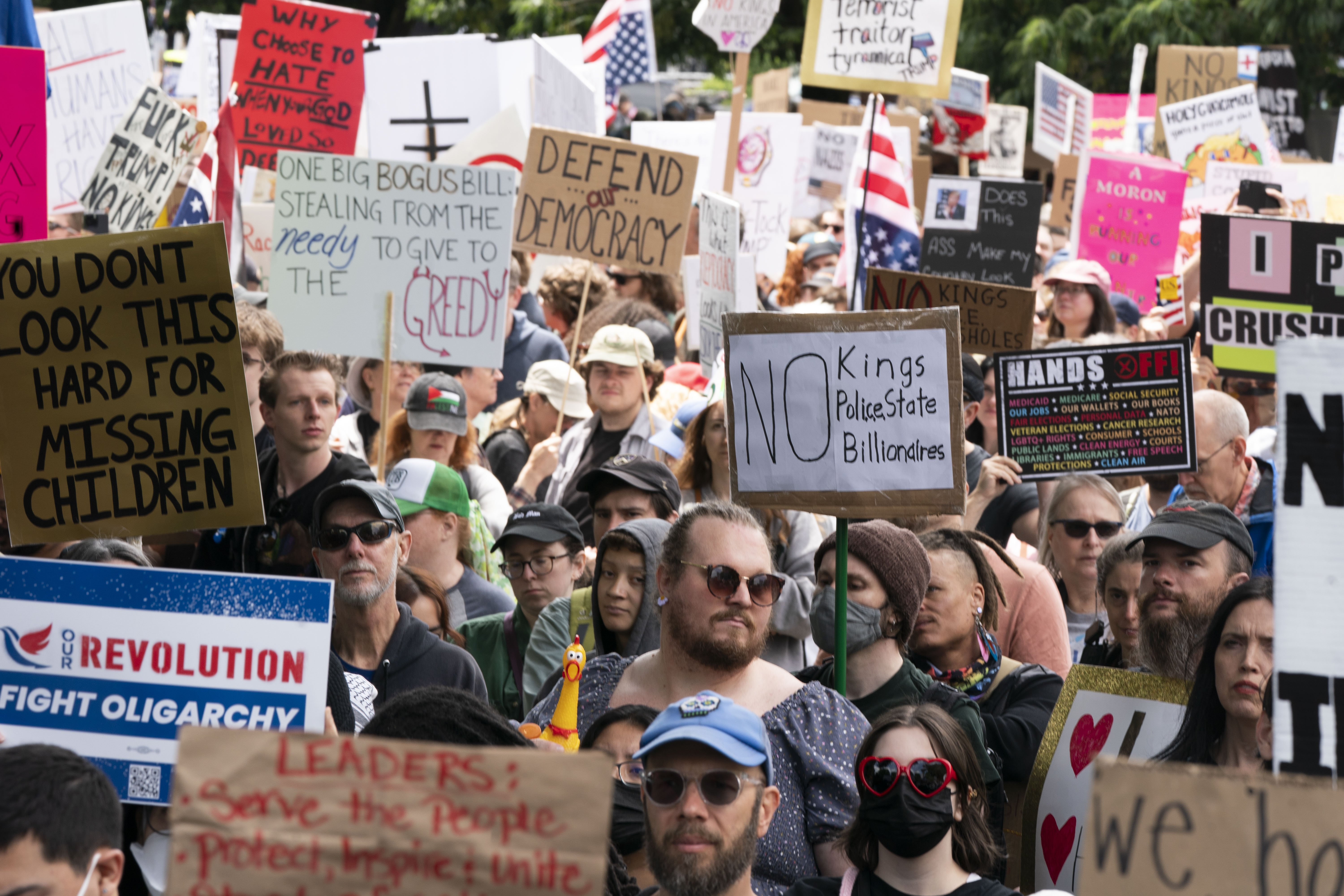 No Kings Protest Portland - oregonlive.com