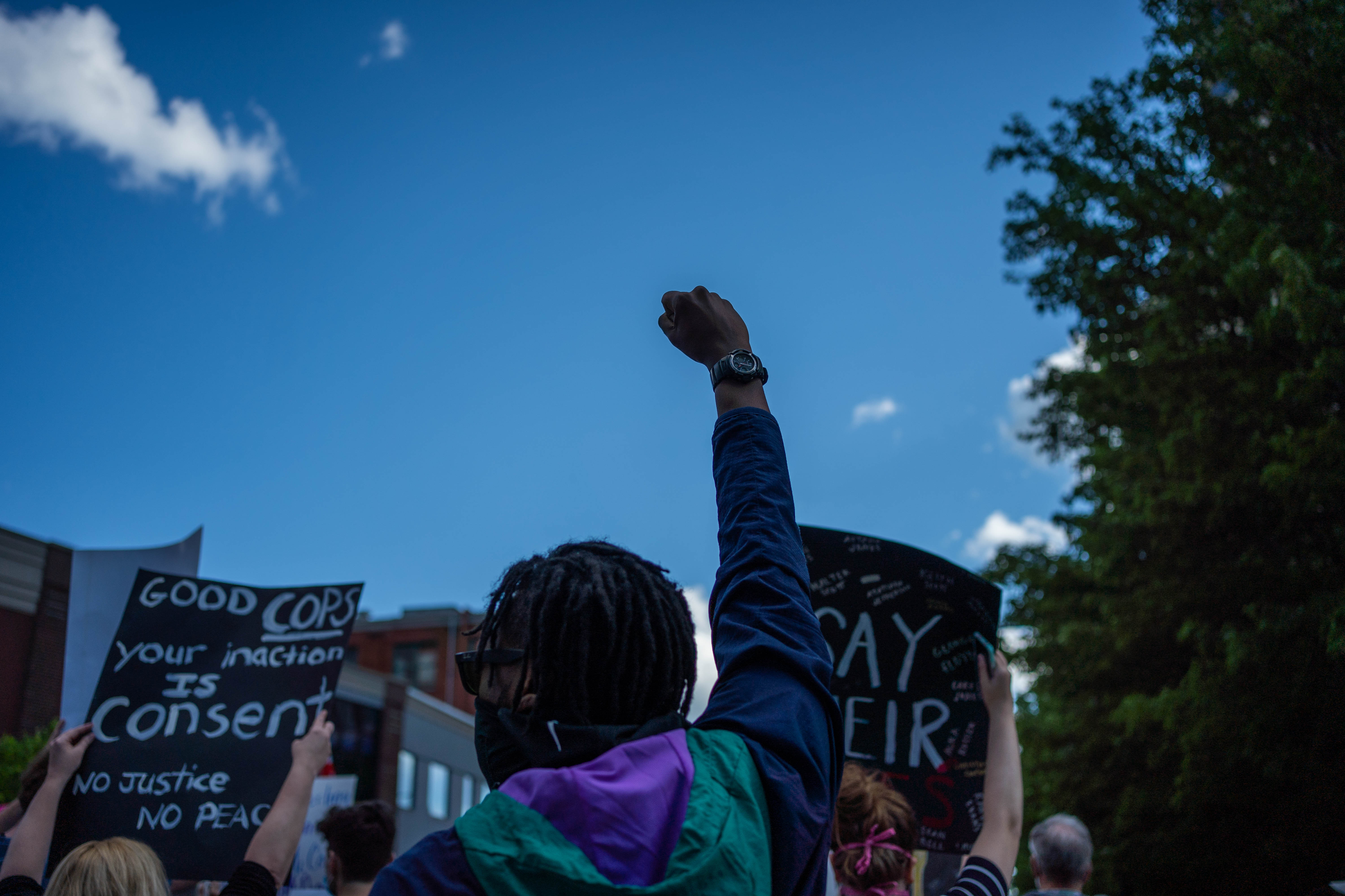 Photos from protest against police brutality in Grand Rapids - mlive.com