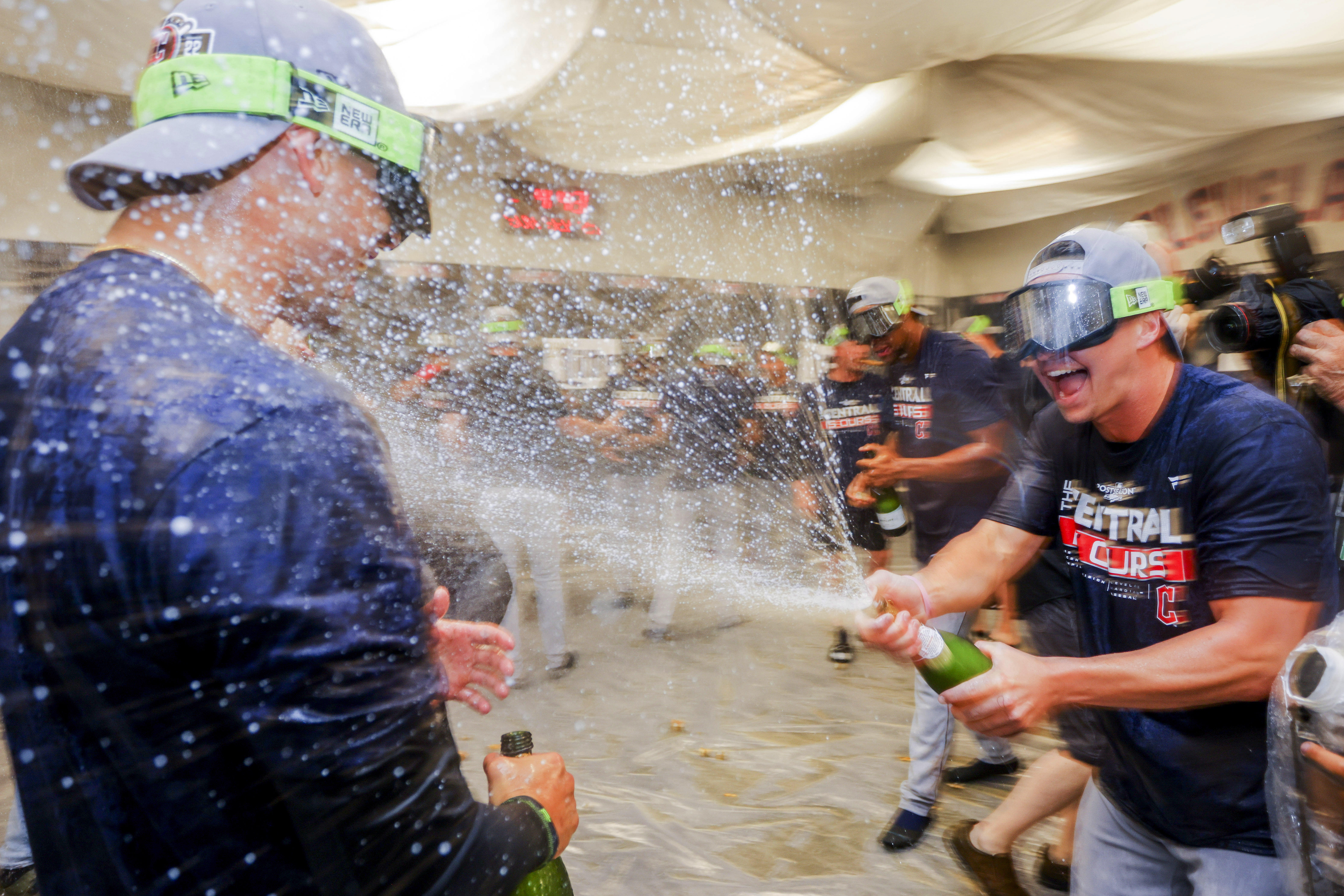 Cleveland Guardians celebrate 2022 American League Central Division  championship 