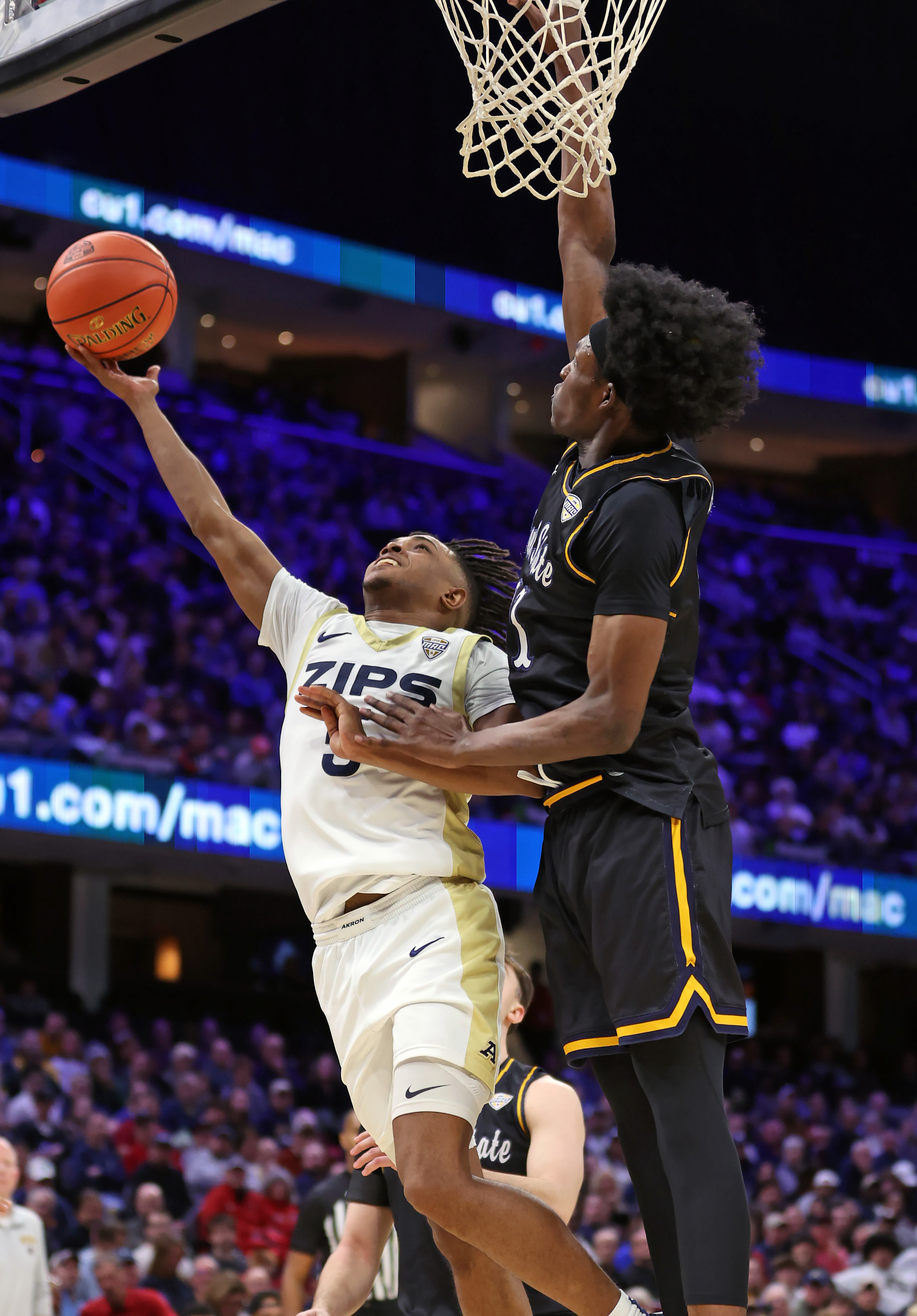MAC Men's basketball semifinals: Akron Zips vs. Kent State Golden ...