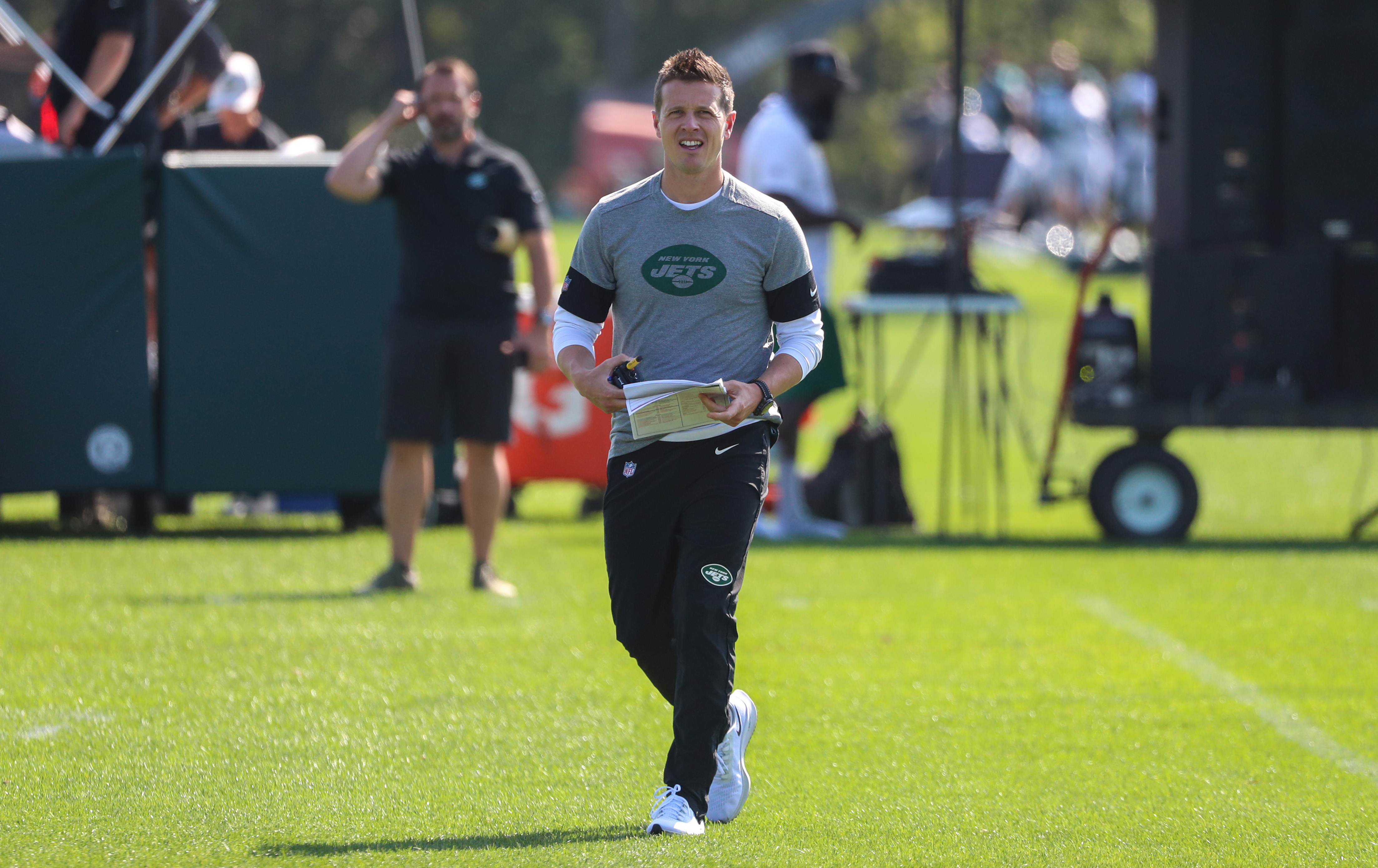 Work' Is the Word as Jets OC Mike LaFleur Coaches Up His New Players