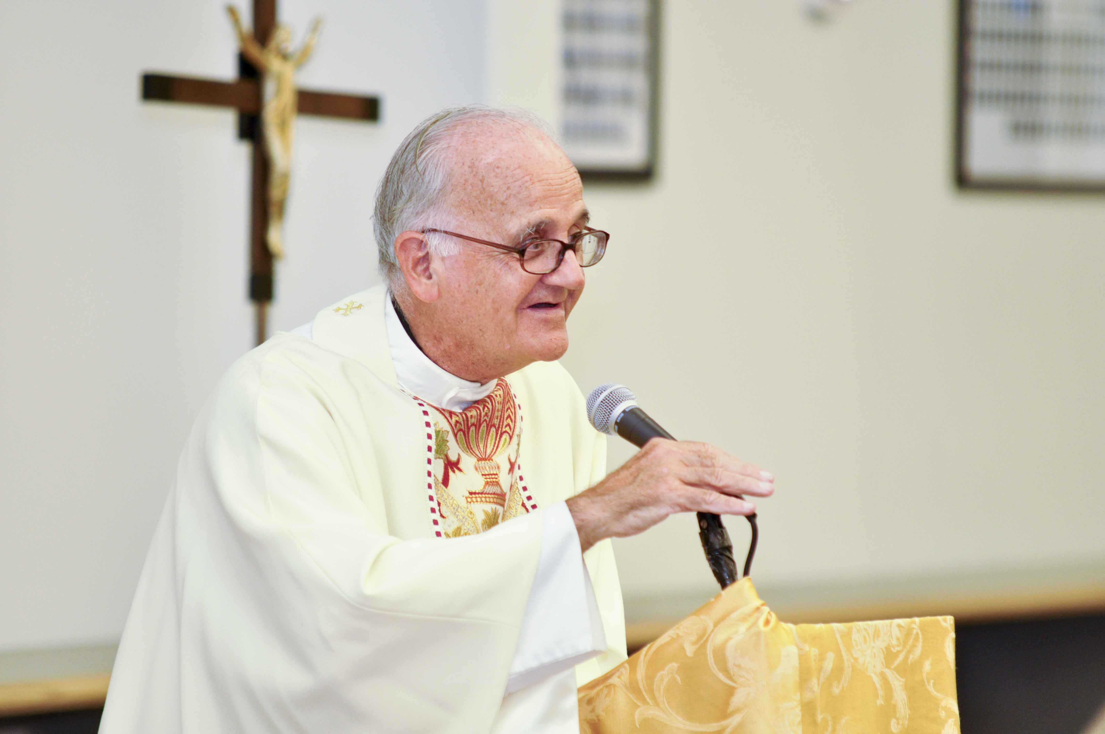 Father Anthony Azzarto, major figure at St. Peter's Prep