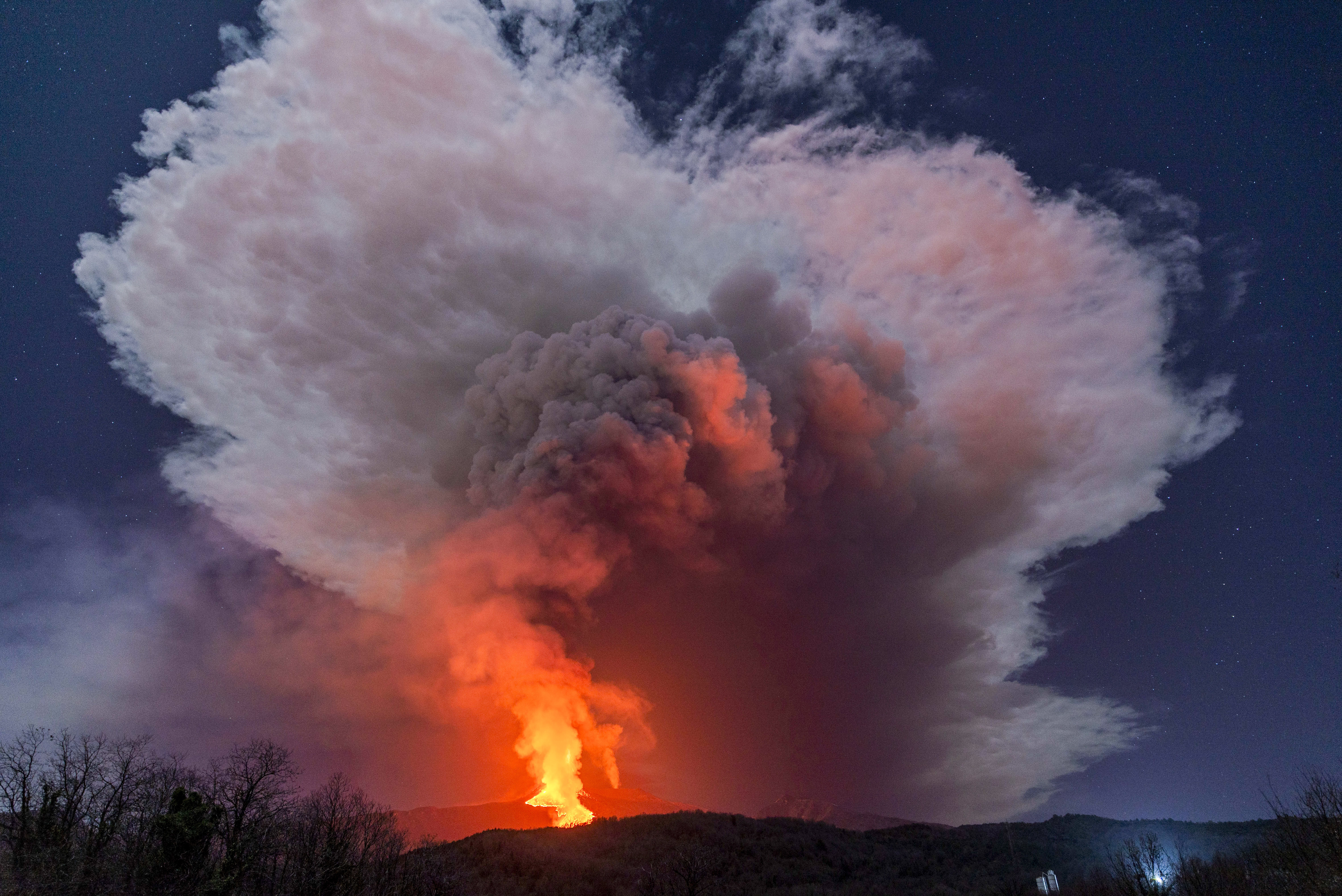 Извержение вулкана 2021