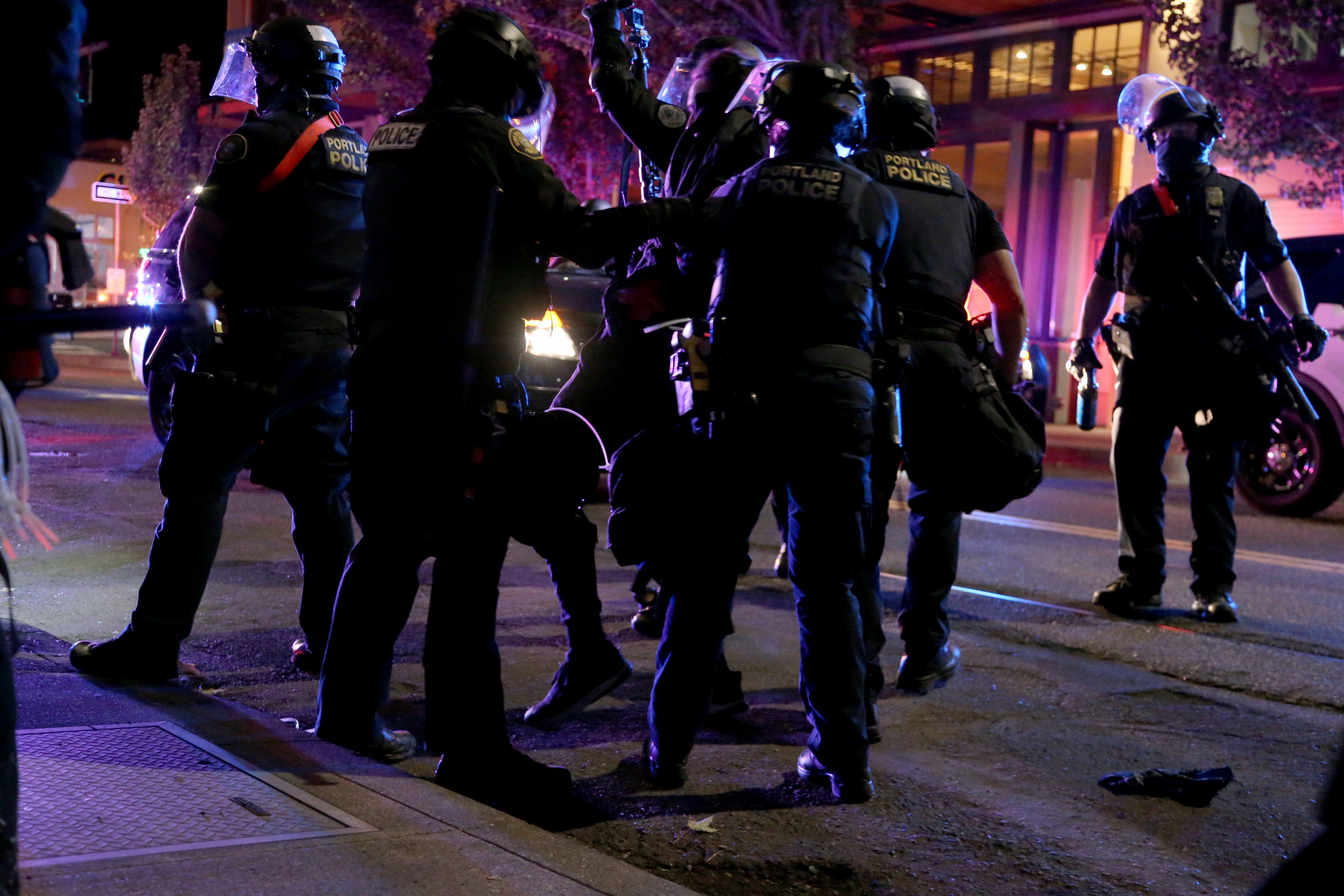 Portland Protests continue for 96th Day - oregonlive.com