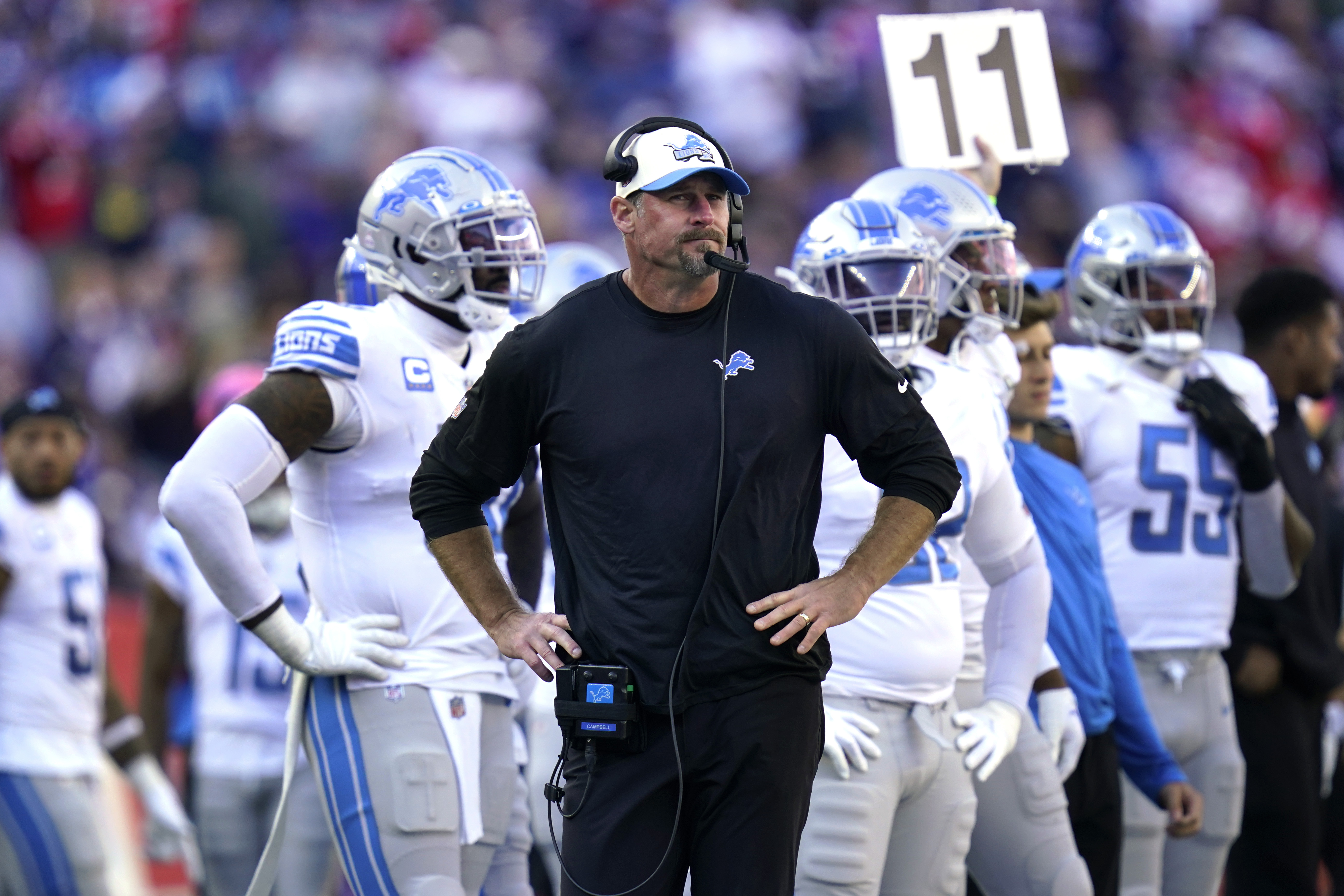 Lions coach Dan Campbell: 'I believe we hit rock bottom' in loss to  Patriots 
