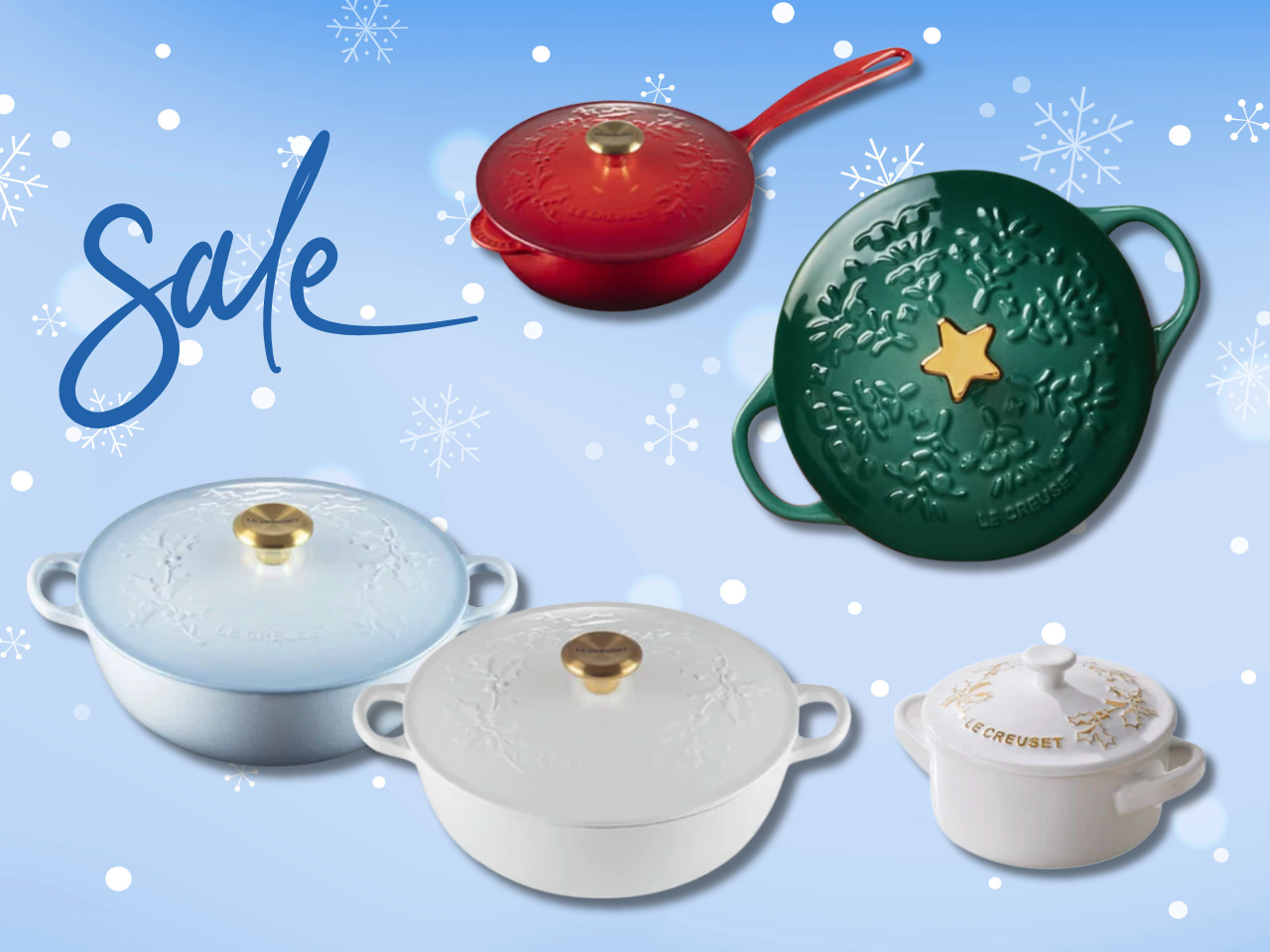 Le Creuset's holiday collection is back in 3 new colors — and it's