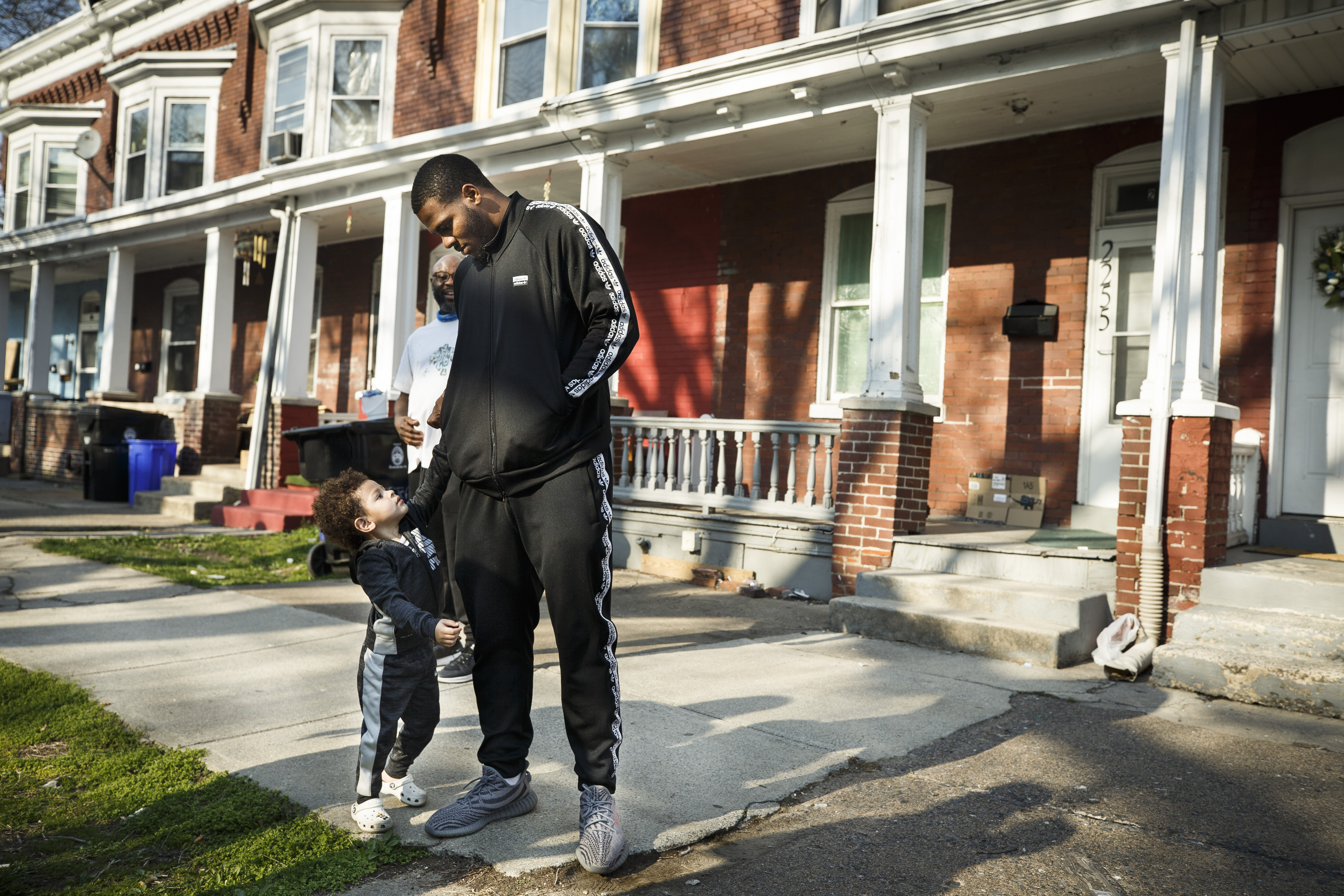 Micah Parsons at his childhood home in Harrisburg 