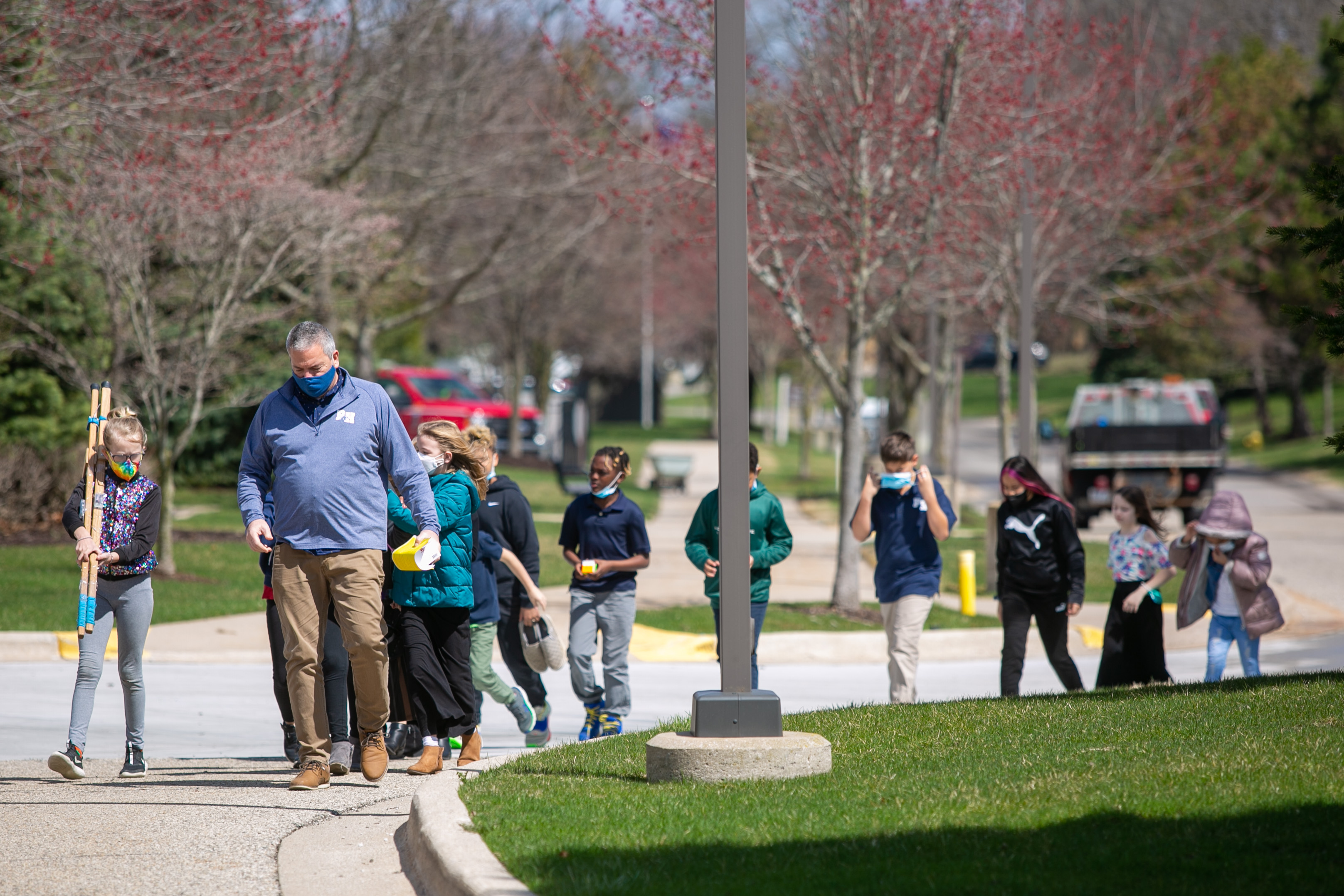 Potter’s House students perform talent show for Covenant Living penpals