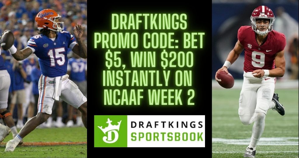 DraftKings Promo Code: Bet $5, Get $200 for Week 2 of the NFL Season