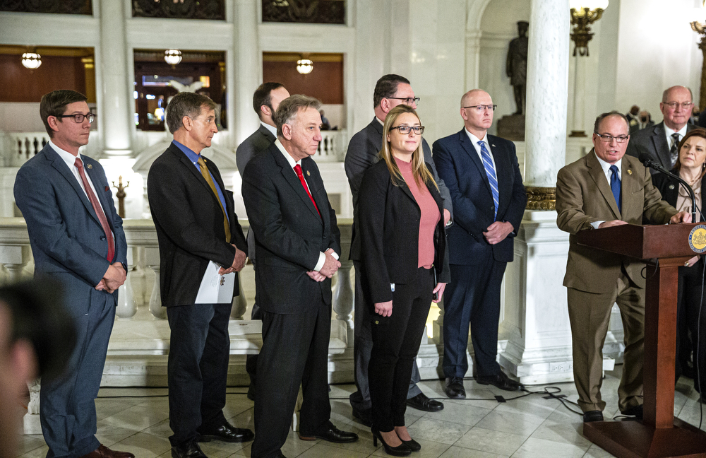 House and Senate speak to Gov. Tom Wolf’s final budget address ...