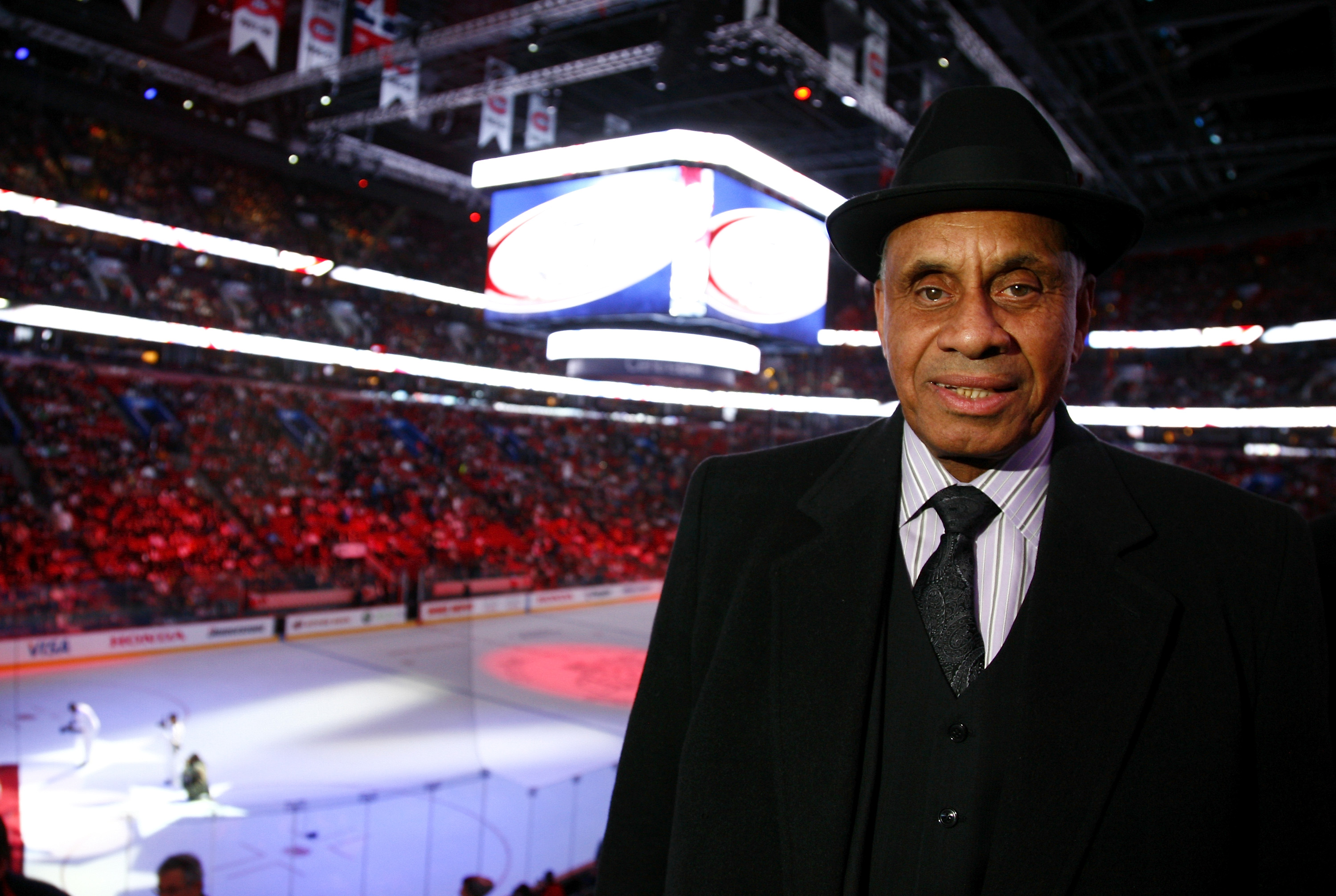 Willie O'Ree, his number soon to be retired by Bruins, continues