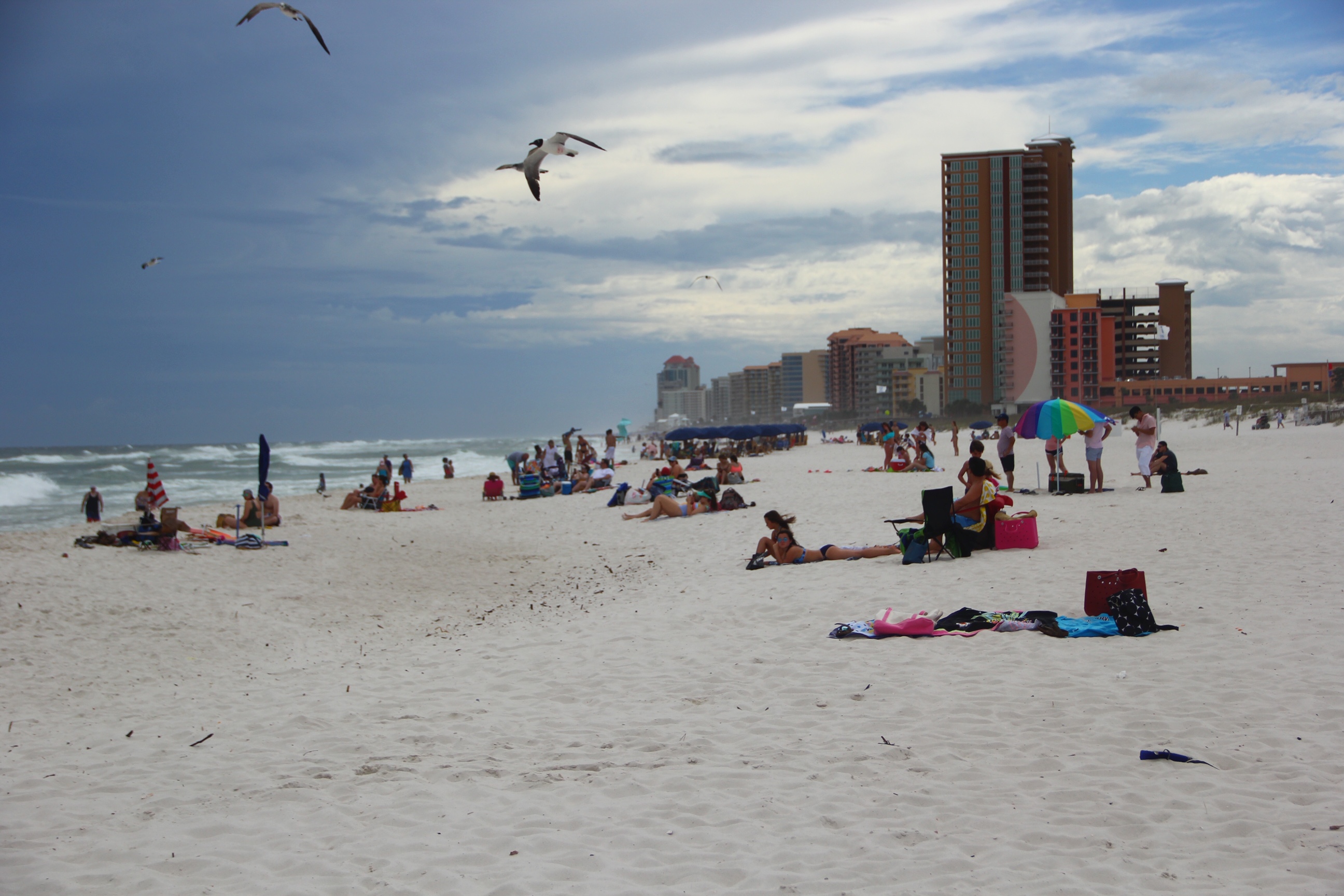 Memorial Day beach crowds modest as rip tides and strong winds keep ...