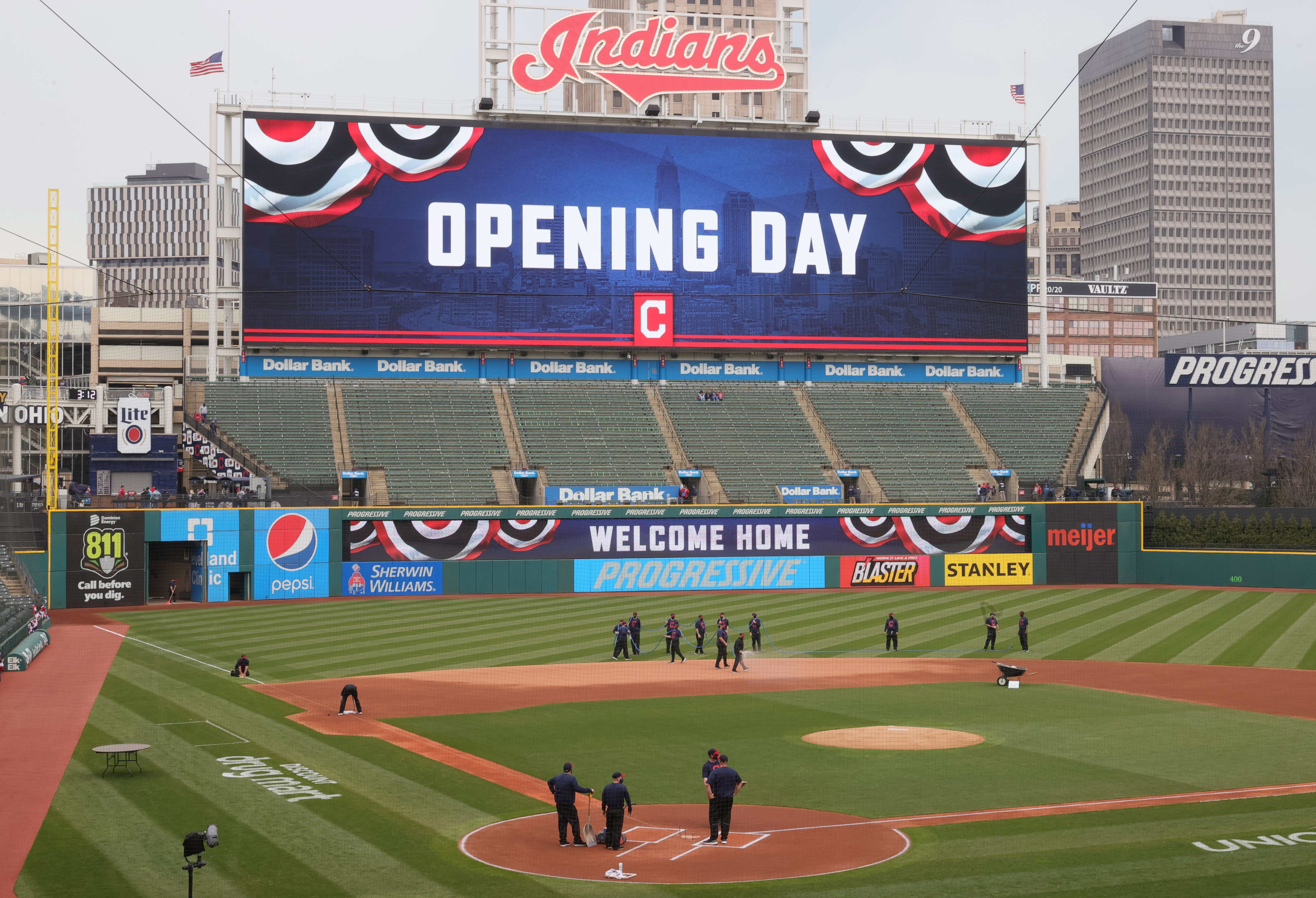 Cleveland Indians partner with Cleveland Clinic in effort to get fans back  to Progressive Field
