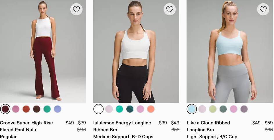 Our revolutionary sports bra has a new look - lululemon Email Archive
