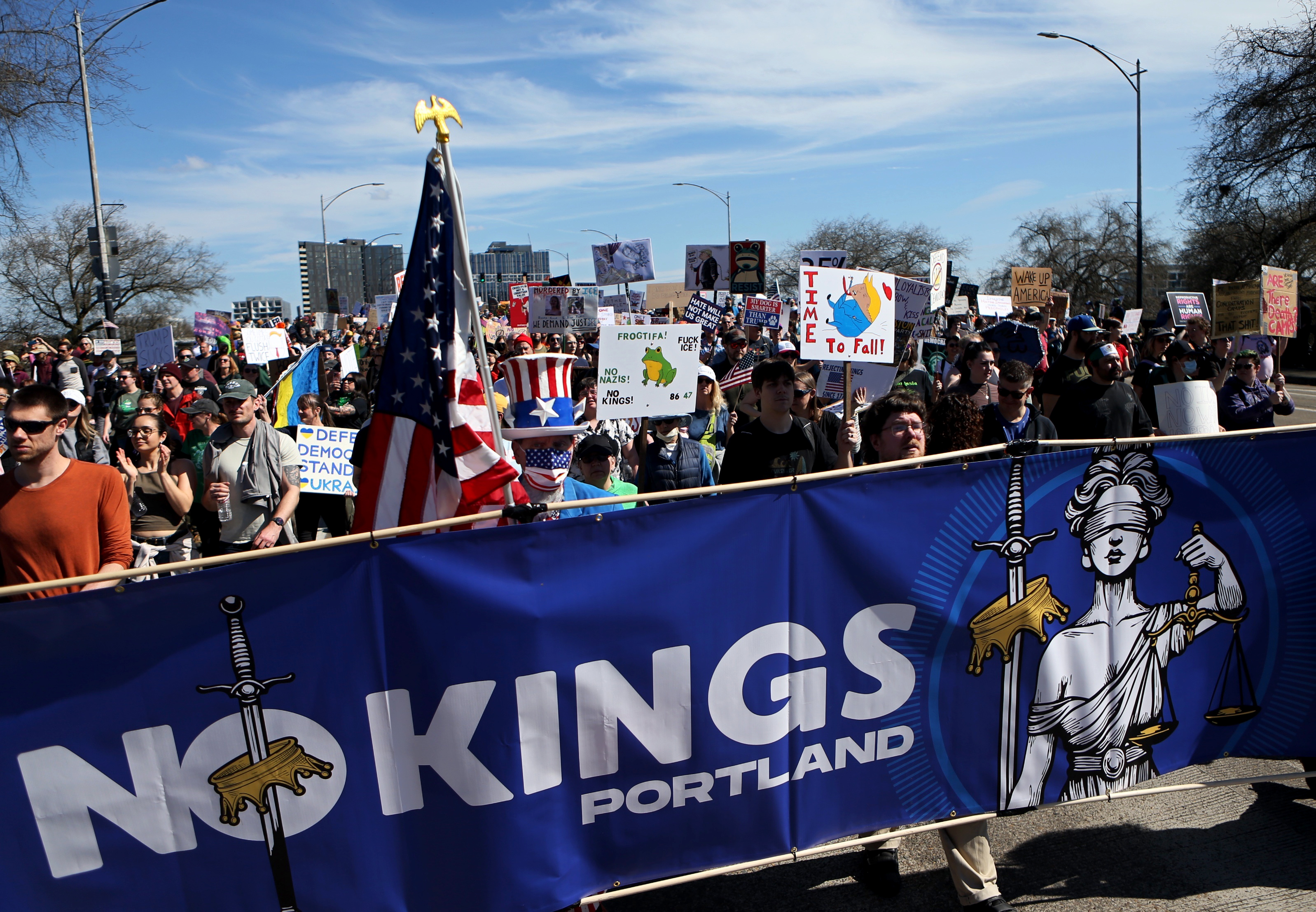 Portland No Kings protest - March 28, 2026 - oregonlive.com