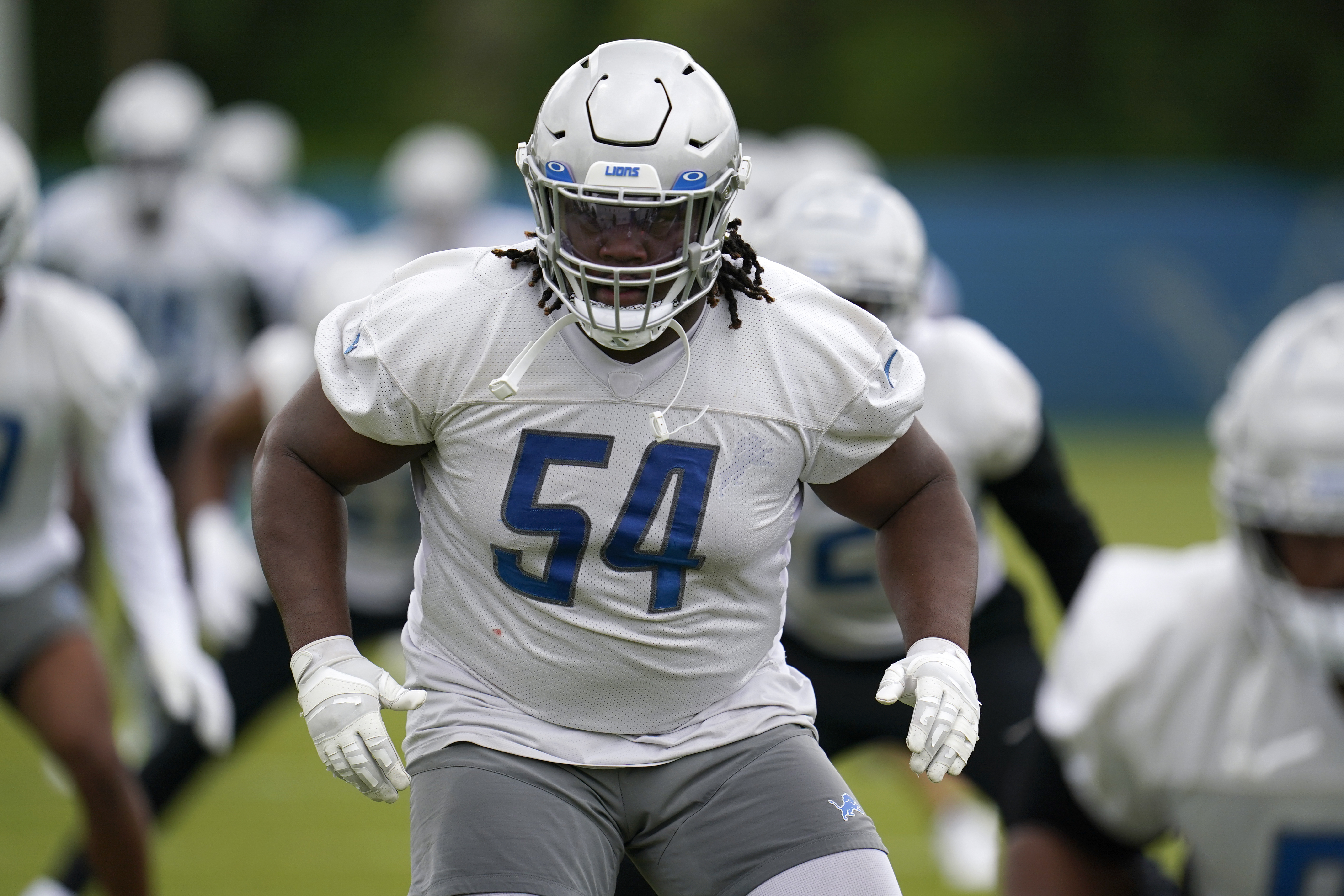 Lions defensive tackle Alim McNeill had himself a day against the