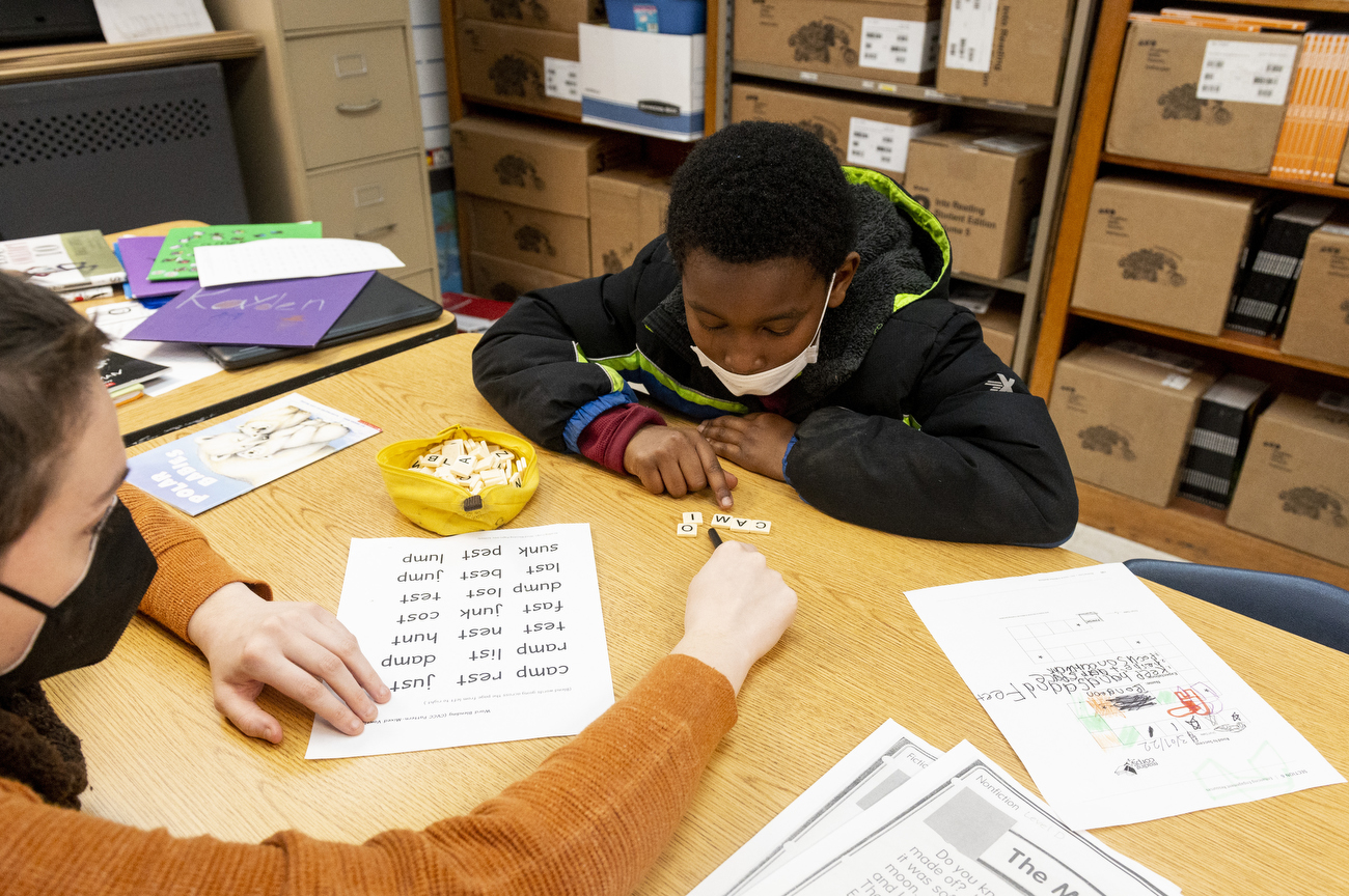 YCS Reading Intervention program at Erickson Elementary