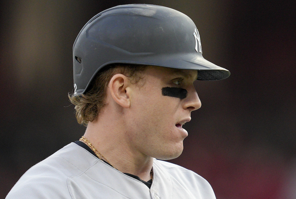 Harrison Bader playing while his Yankees' future is in flux