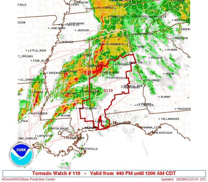 Outbreak of severe storms expected today in Alabama - al.com