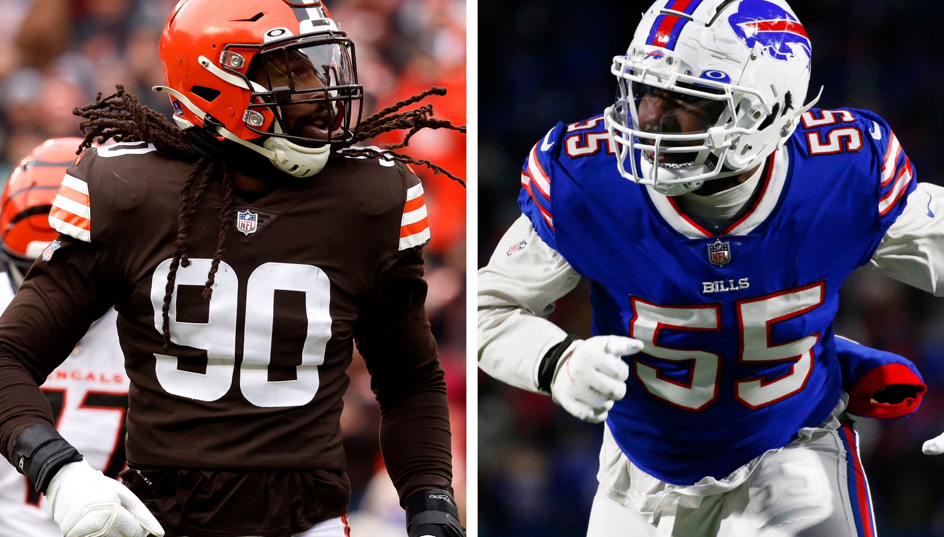 Current and former Buffalo Bills react to Myles Garrett helmet