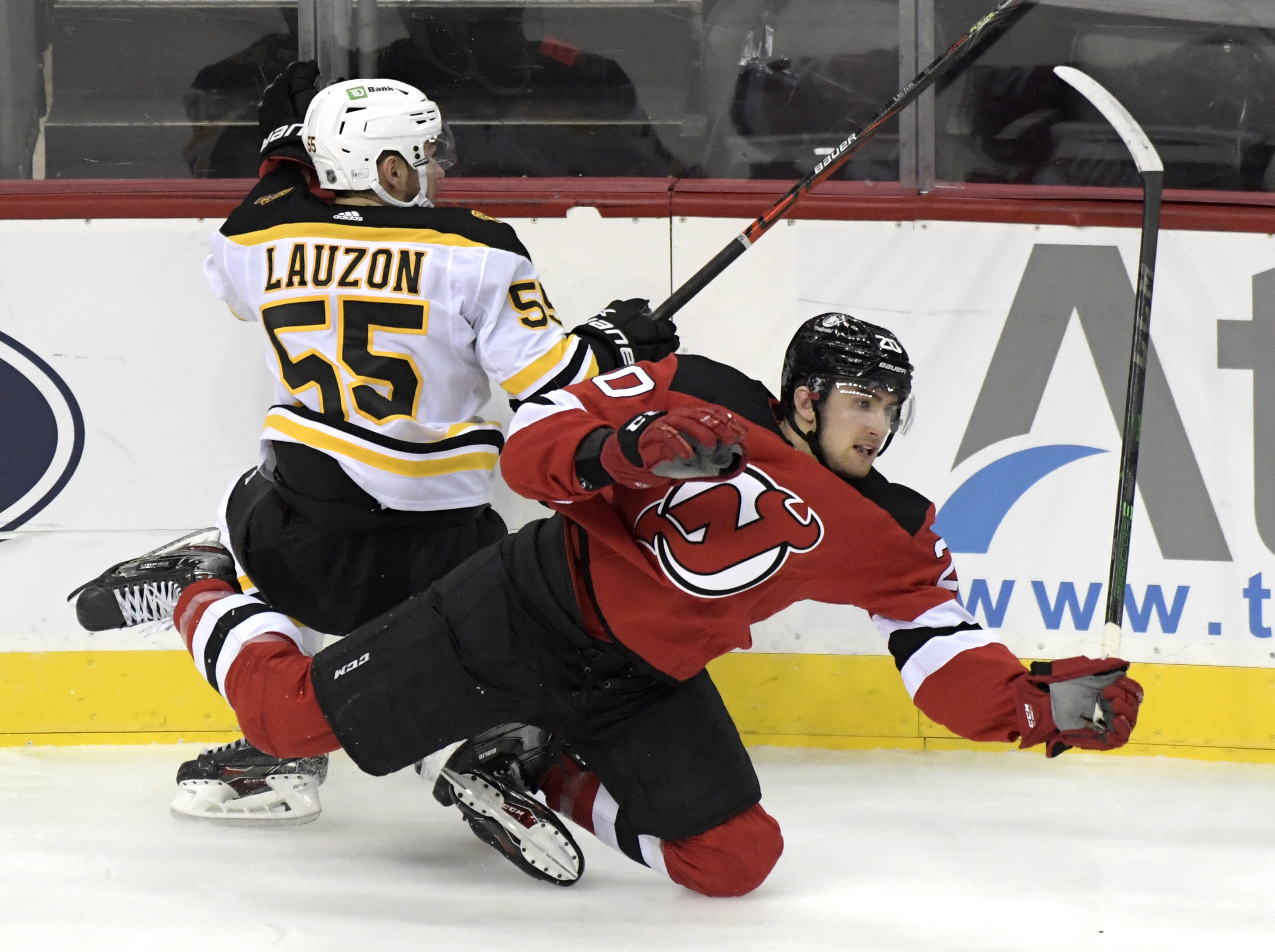 Boston Bruins Center Krejci Knocked Out Of Devils Game
