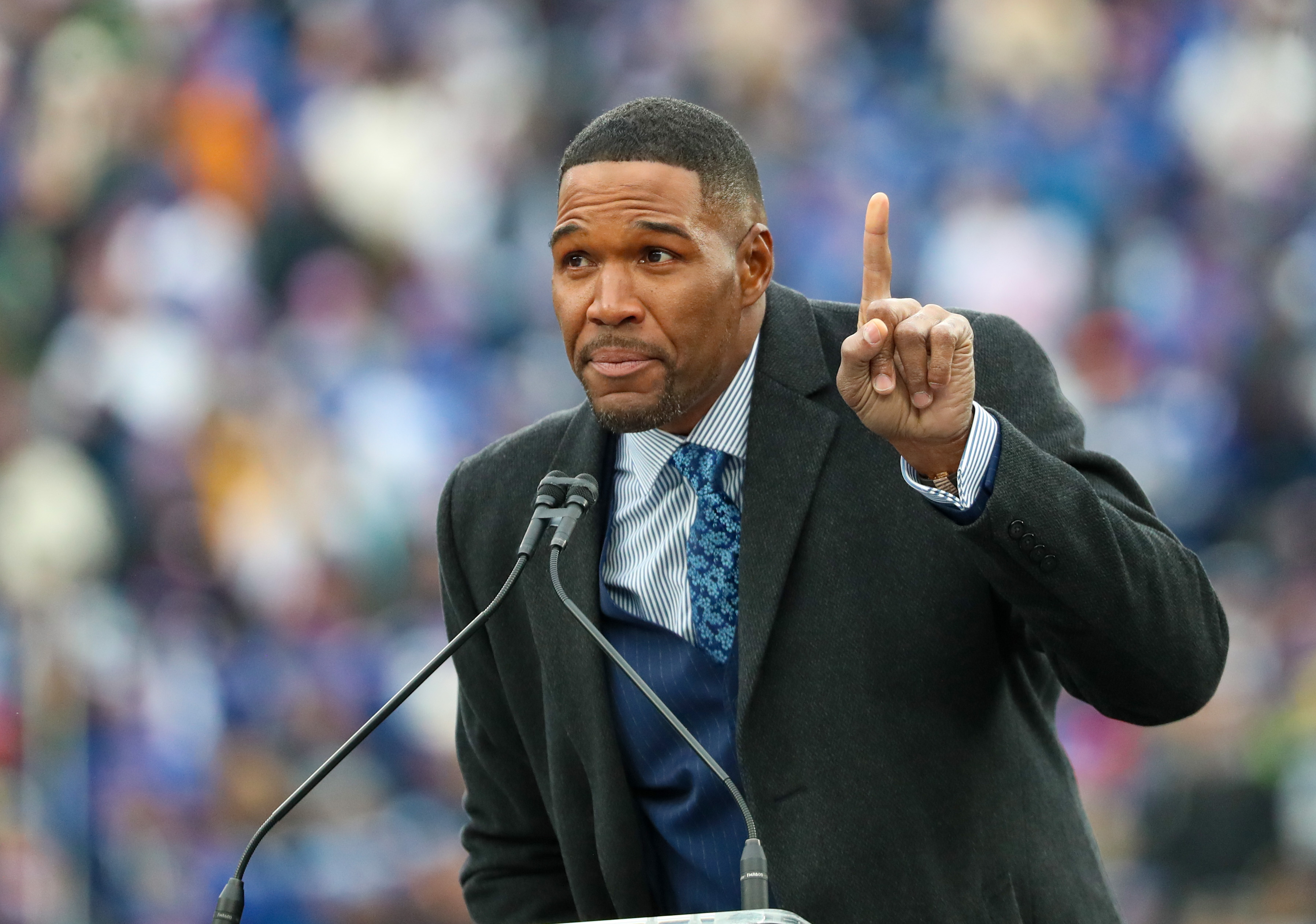 Michael Strahan ripped Skip Bayless during Fox's NFL pregame show