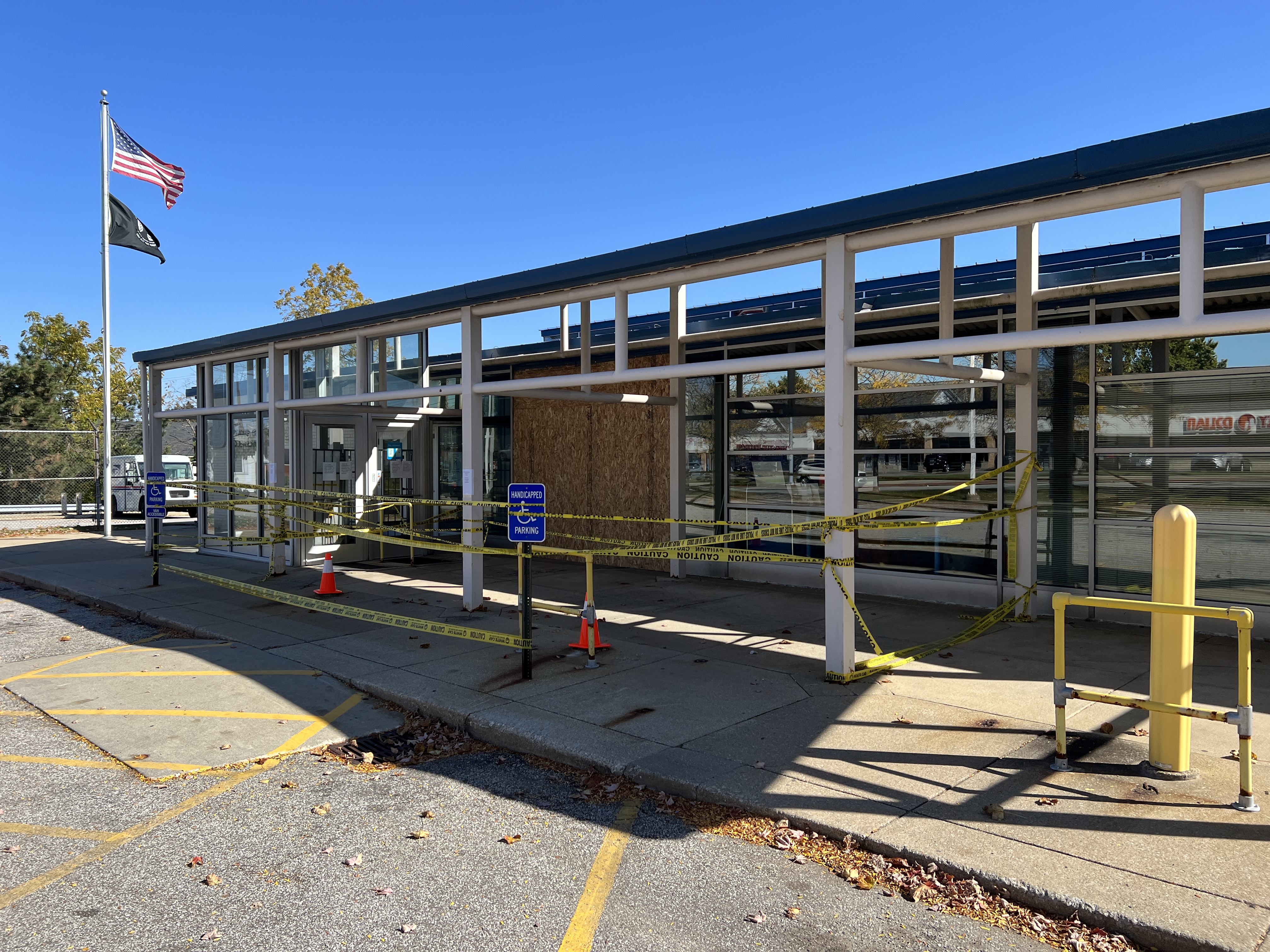 A driver on Oct. 7 crashed through the front of the post office at 5611 ...