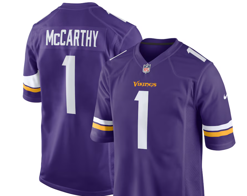 売れ筋商品|||ナイキ カットソー トップス レディース Women's J.J. McCarthy Purple Minnesota Vikings 2024 NFL Draft First Round Pick Name Number T-Shirt Purple Women's Nike J.J. McCarthy Purple Minnesota Vikings Name