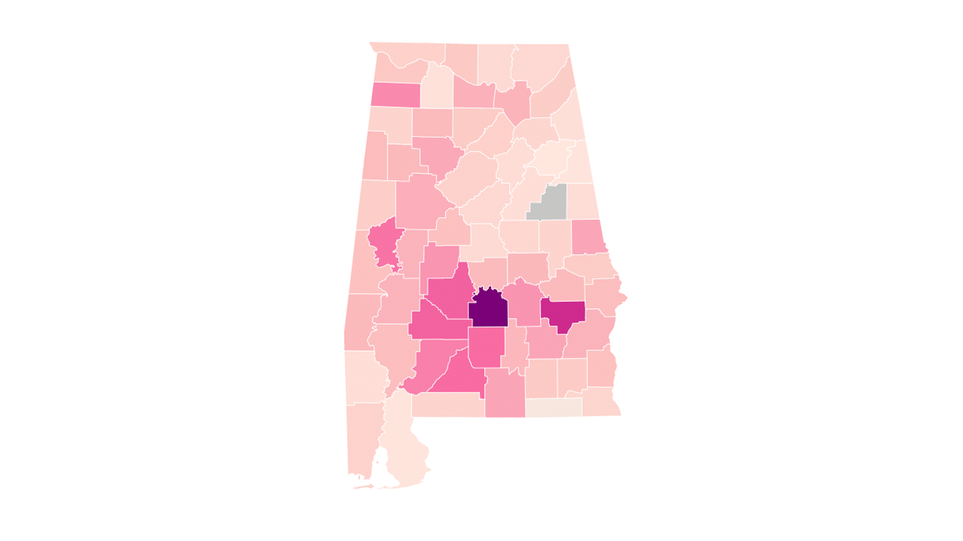 Top 10 Counties In Alabama For Rising Coronavirus Cases Al Com