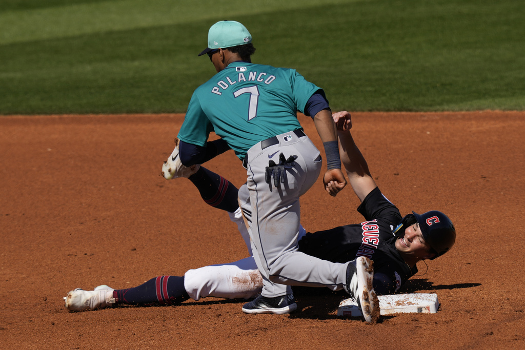 Cleveland Guardians vs. Seattle Mariners in preason game, March 5, 2024 ...