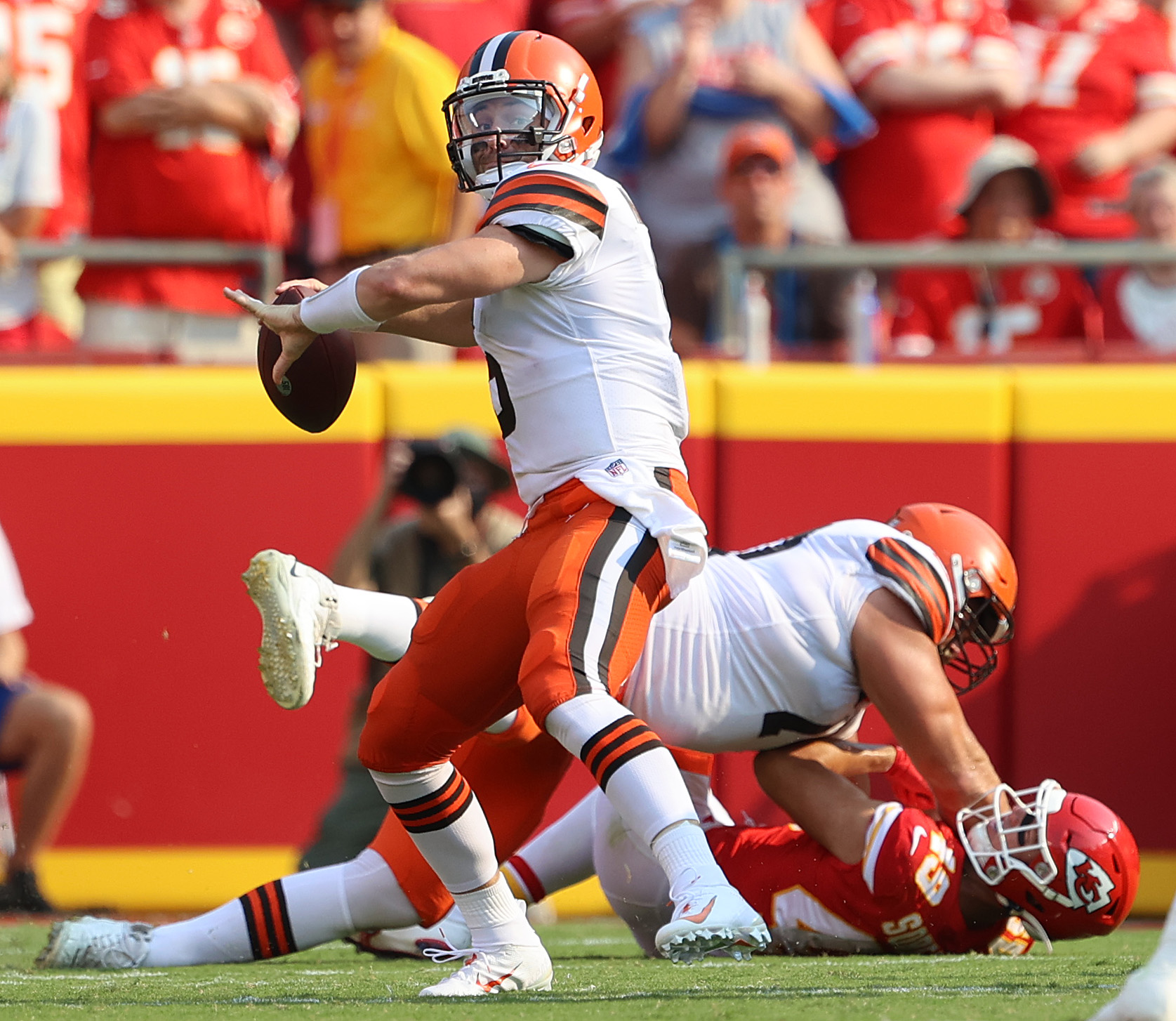 Myles Garrett not surprised to see Baker Mayfield's late-game heroics